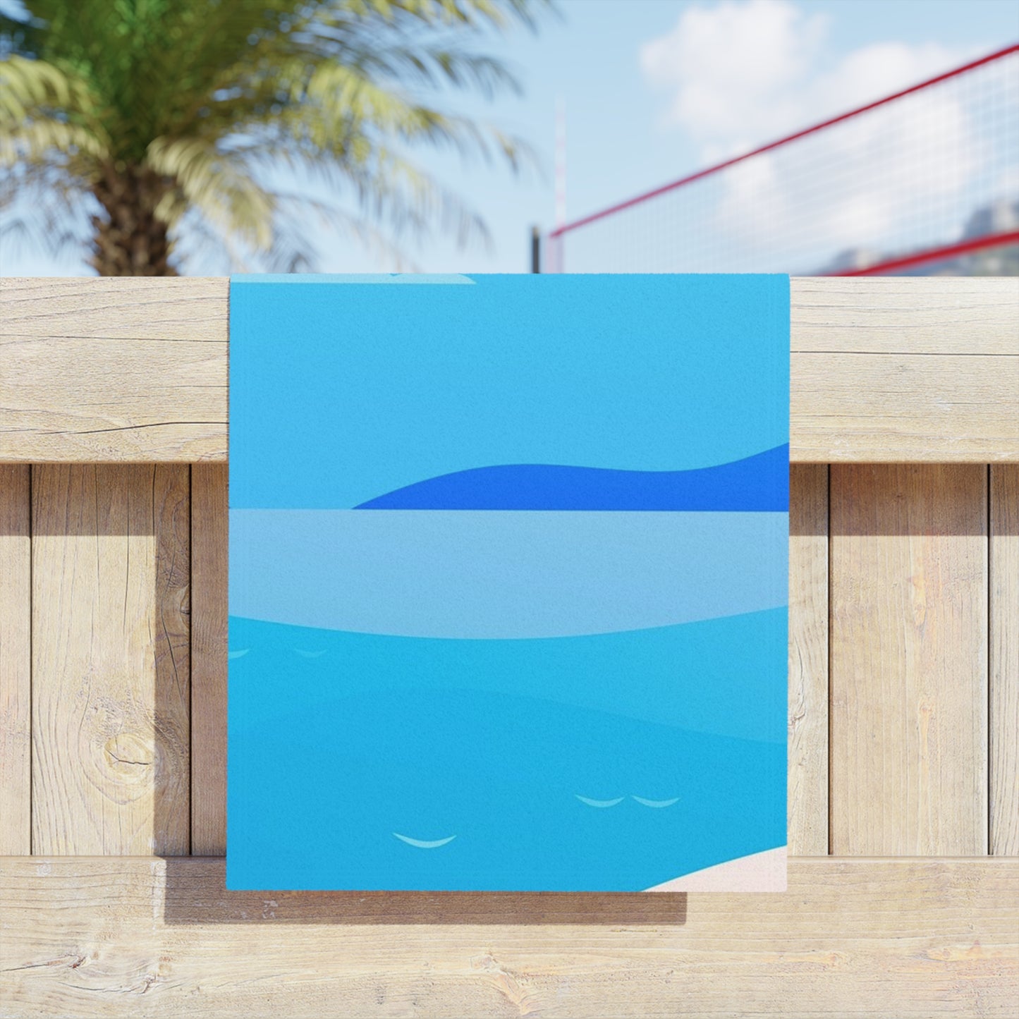 Ocean Waves Beach Towels, Summer Towels, Poolside Accessories, Gift for Beach Lovers, Vacation Essentials