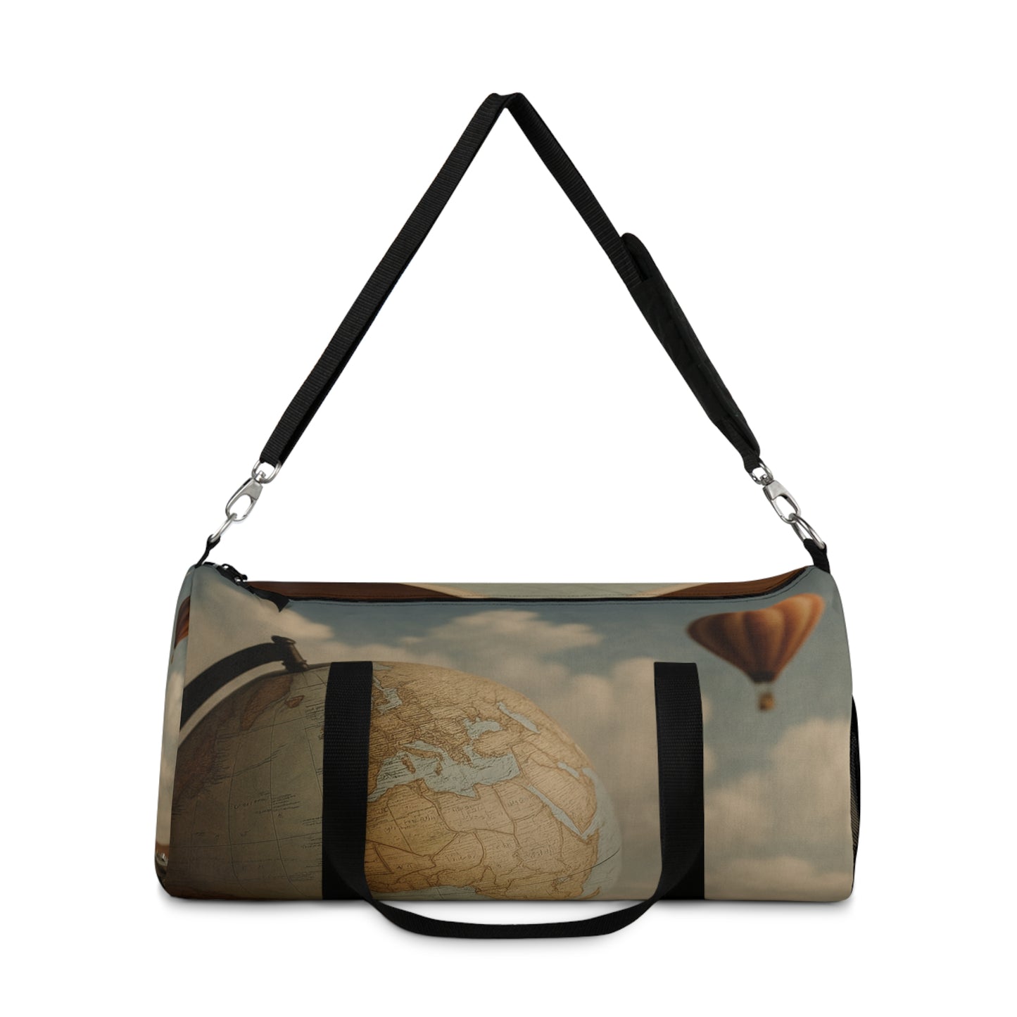 Vintage Globe Print Duffel Bag for Travel Lovers