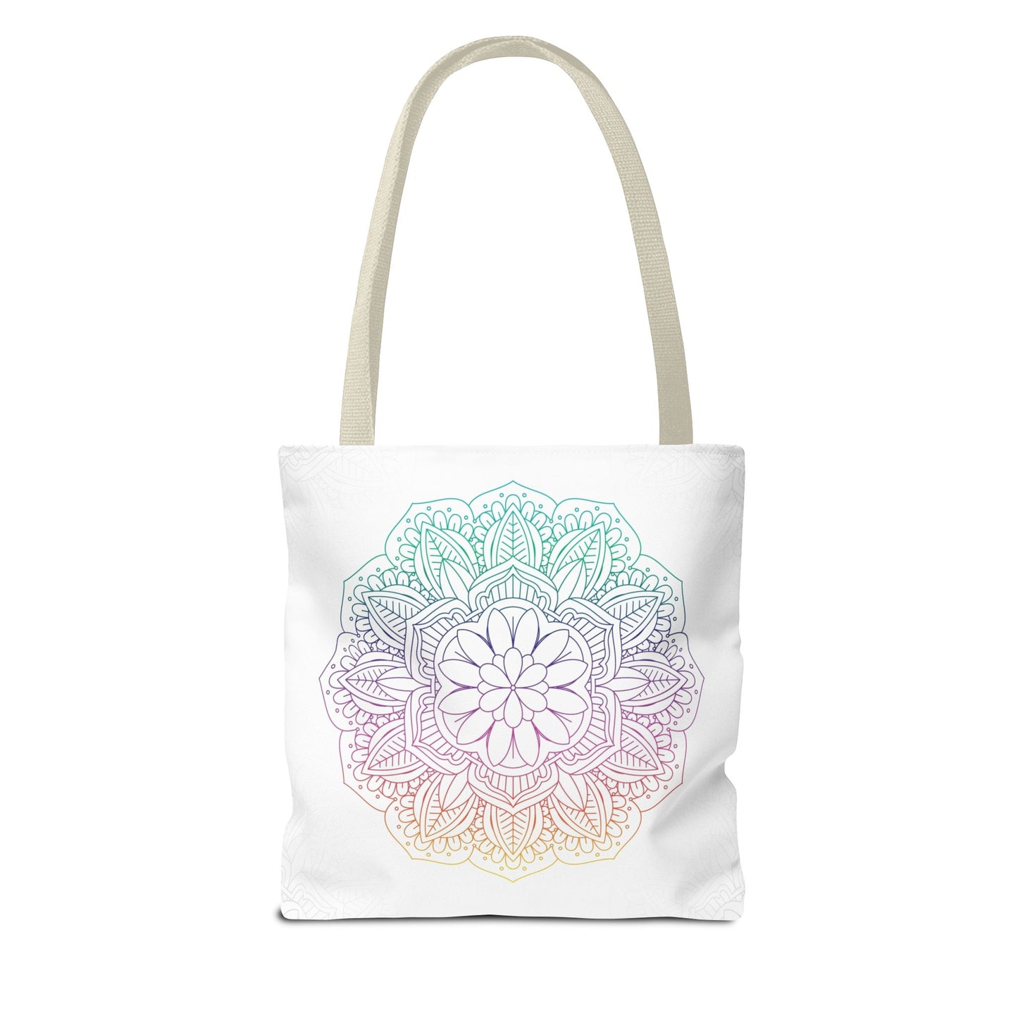 Bohemian Mandala Tote Bag | Floral Everyday Tote | Eco-Friendly Shopping Bag | Gift for Her | Yoga and Meditation Bag