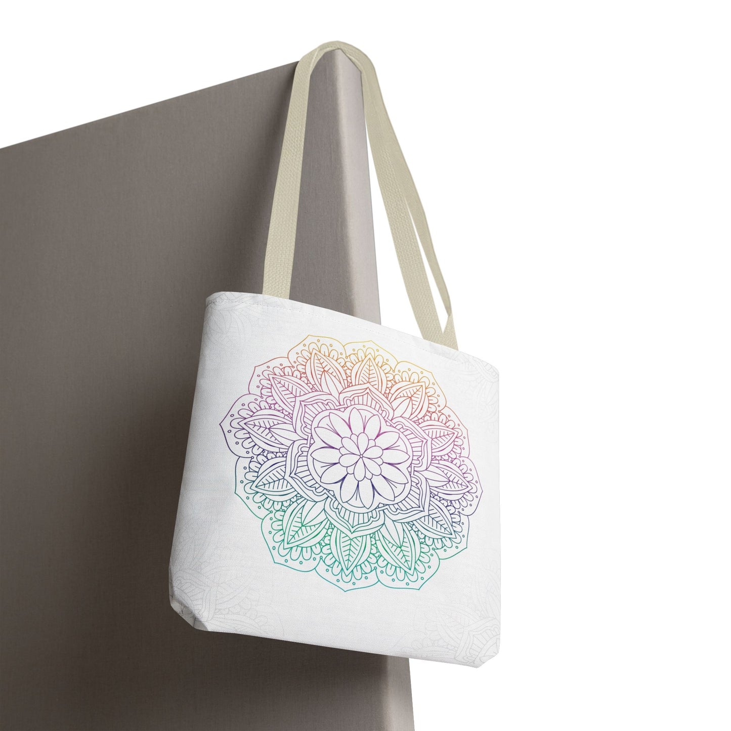 Bohemian Mandala Tote Bag | Floral Everyday Tote | Eco-Friendly Shopping Bag | Gift for Her | Yoga and Meditation Bag