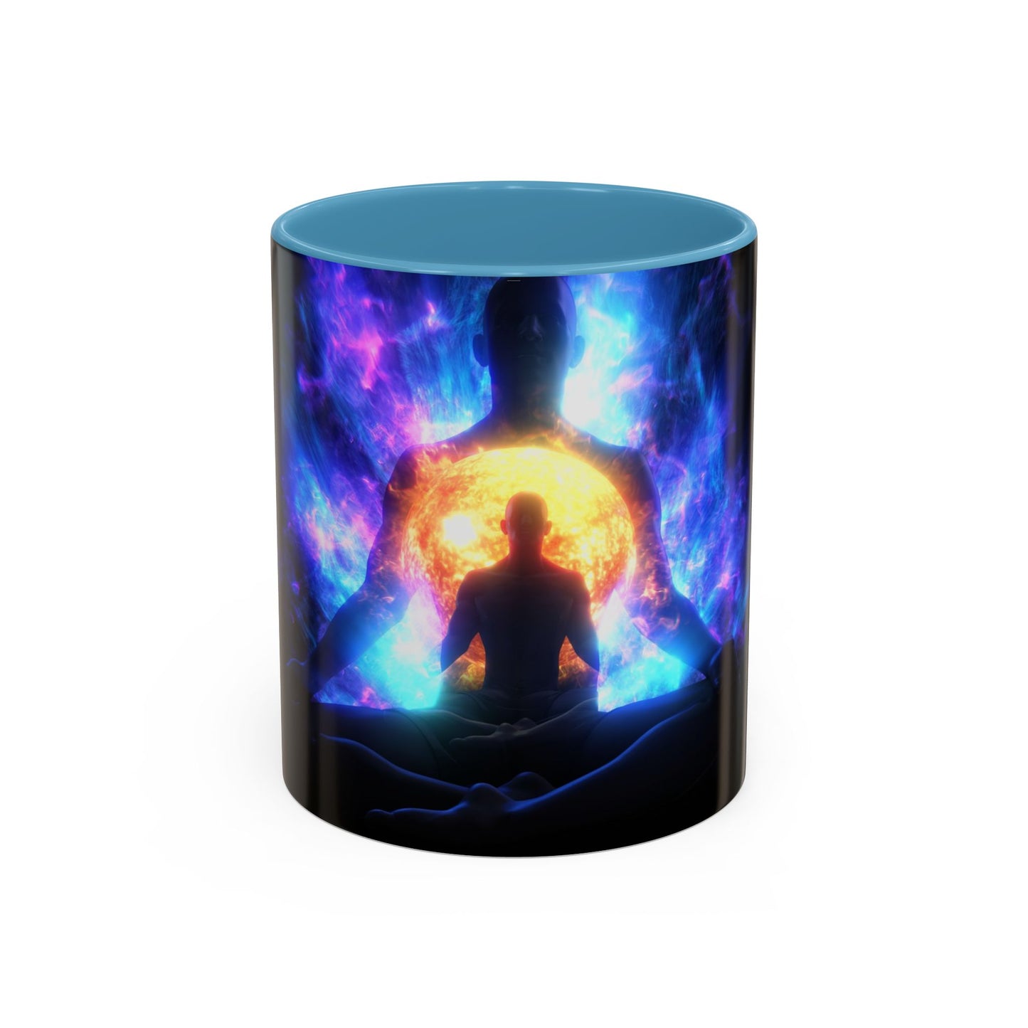 Cosmic Meditation Mug - Vibrant Galaxy Coffee Cup, Spiritual Gift for Mindfulness, Universe Lover, Meditation Enthusiast, Energy Boost