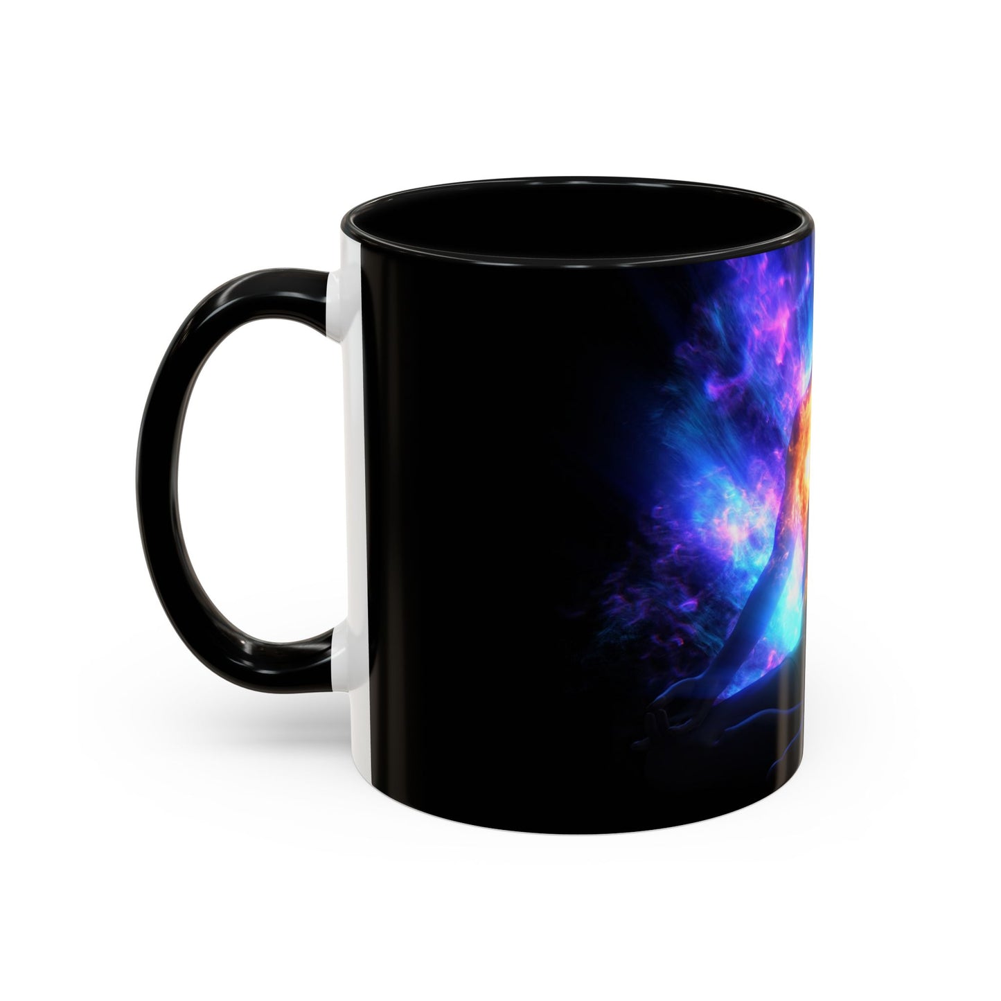 Cosmic Meditation Mug - Vibrant Galaxy Coffee Cup, Spiritual Gift for Mindfulness, Universe Lover, Meditation Enthusiast, Energy Boost