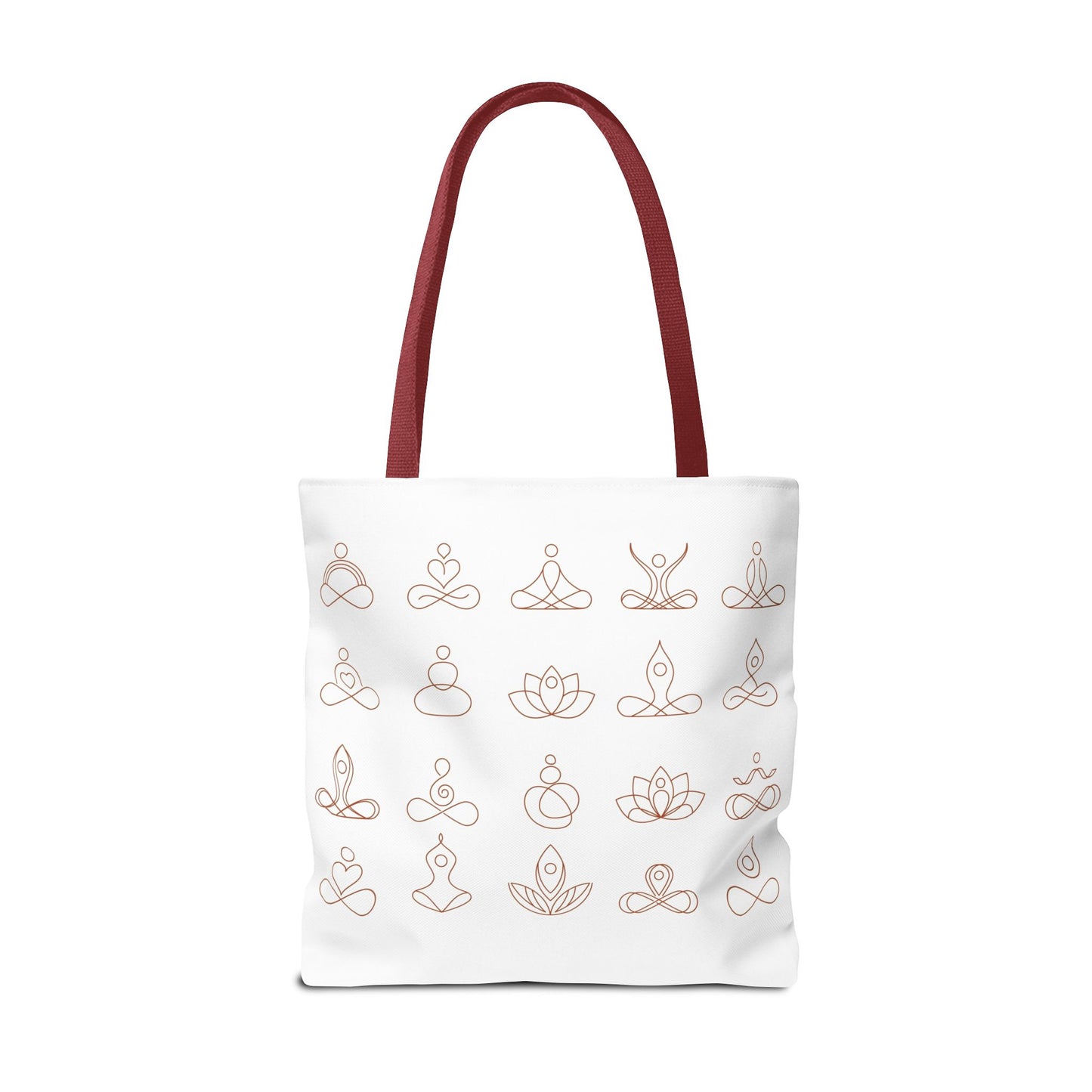 Meditation Inspired Tote Bag, Yoga Tote, Reusable Grocery Bag, Boho Style Tote, Mindfulness Carryall