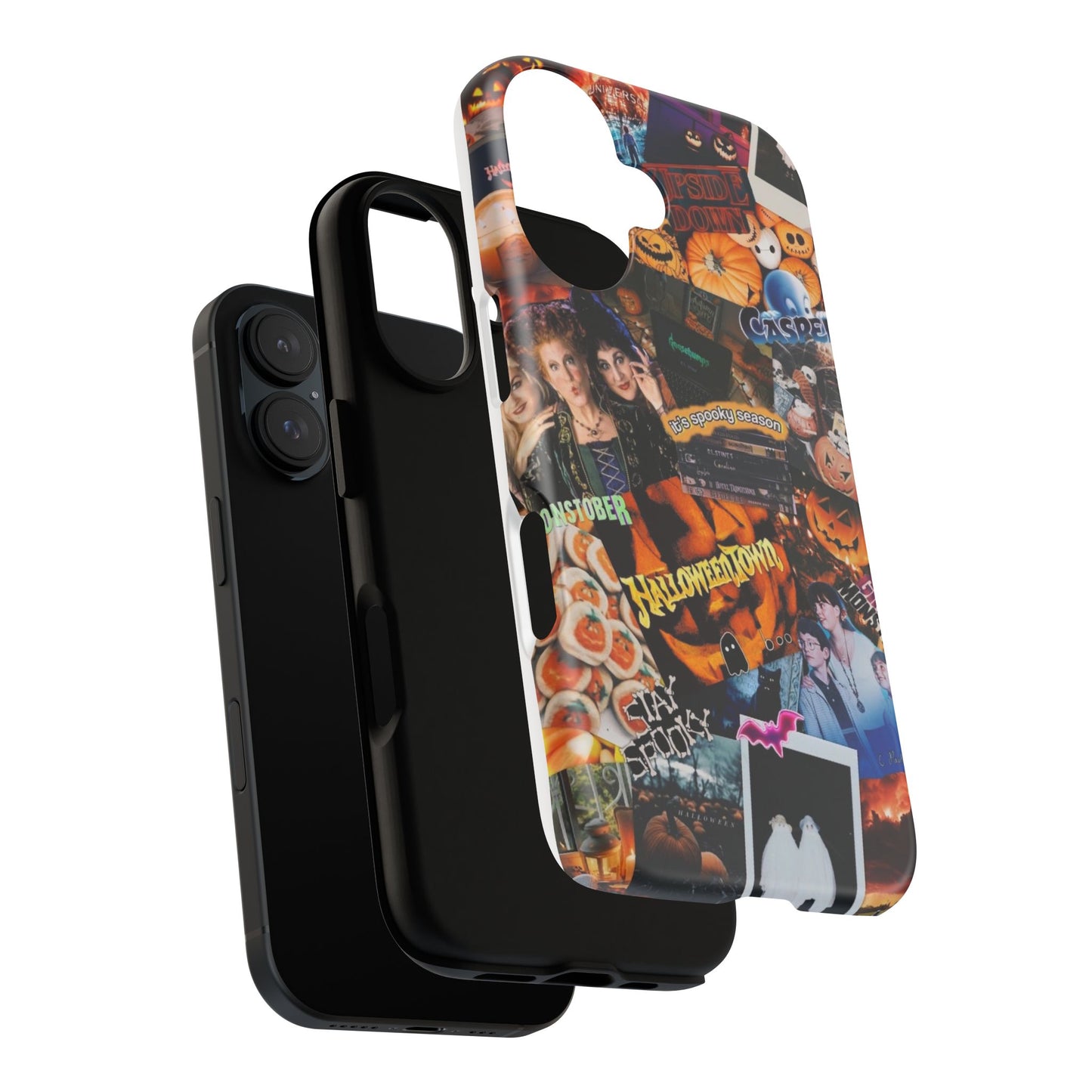 Halloween-Themed Phone Case, Tough Cases, Spooky Aesthetic, Cute Gift for Teens, Autumn Phone Accessory, Celebration Decor