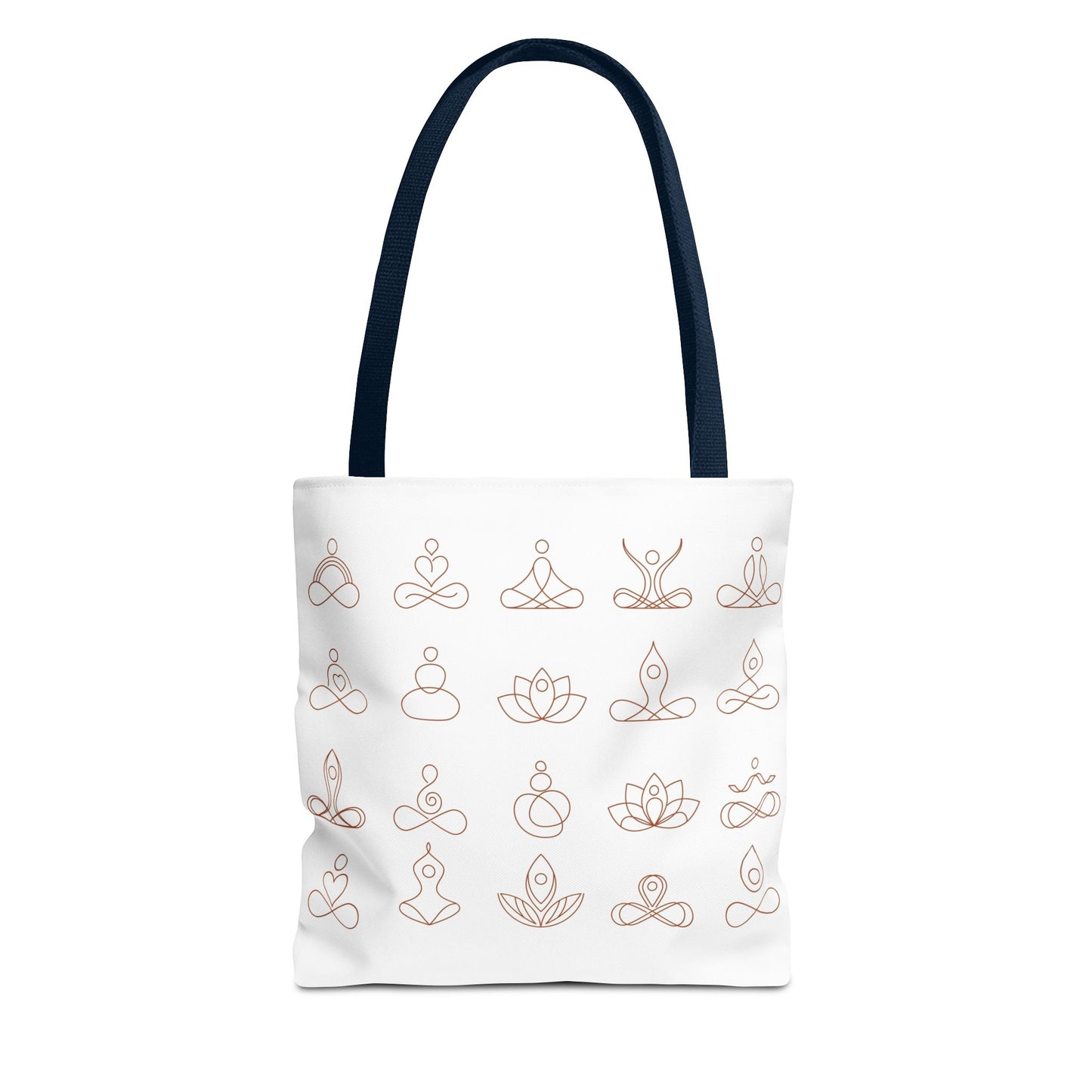 Meditation Inspired Tote Bag, Yoga Tote, Reusable Grocery Bag, Boho Style Tote, Mindfulness Carryall
