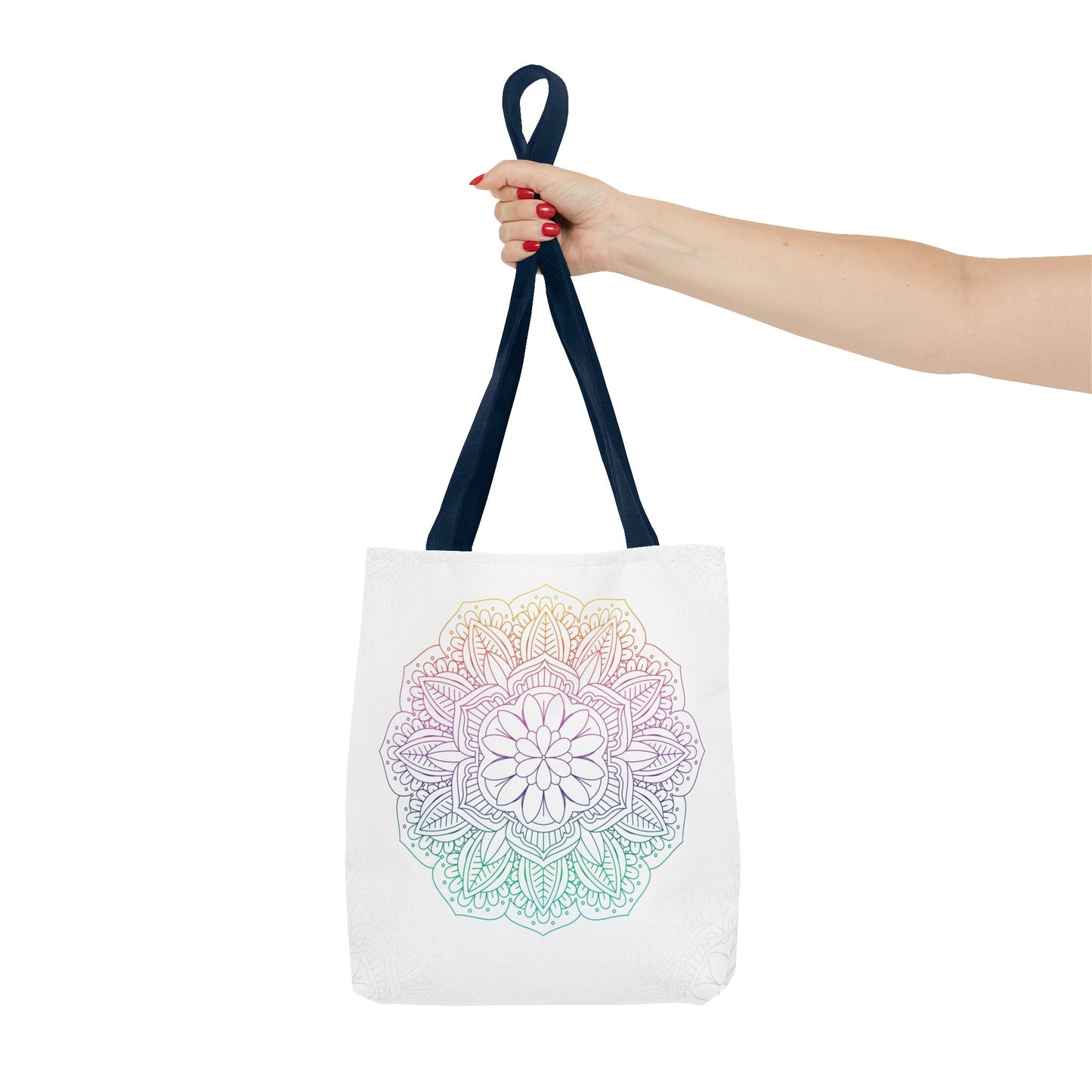 Bohemian Mandala Tote Bag | Floral Everyday Tote | Eco-Friendly Shopping Bag | Gift for Her | Yoga and Meditation Bag