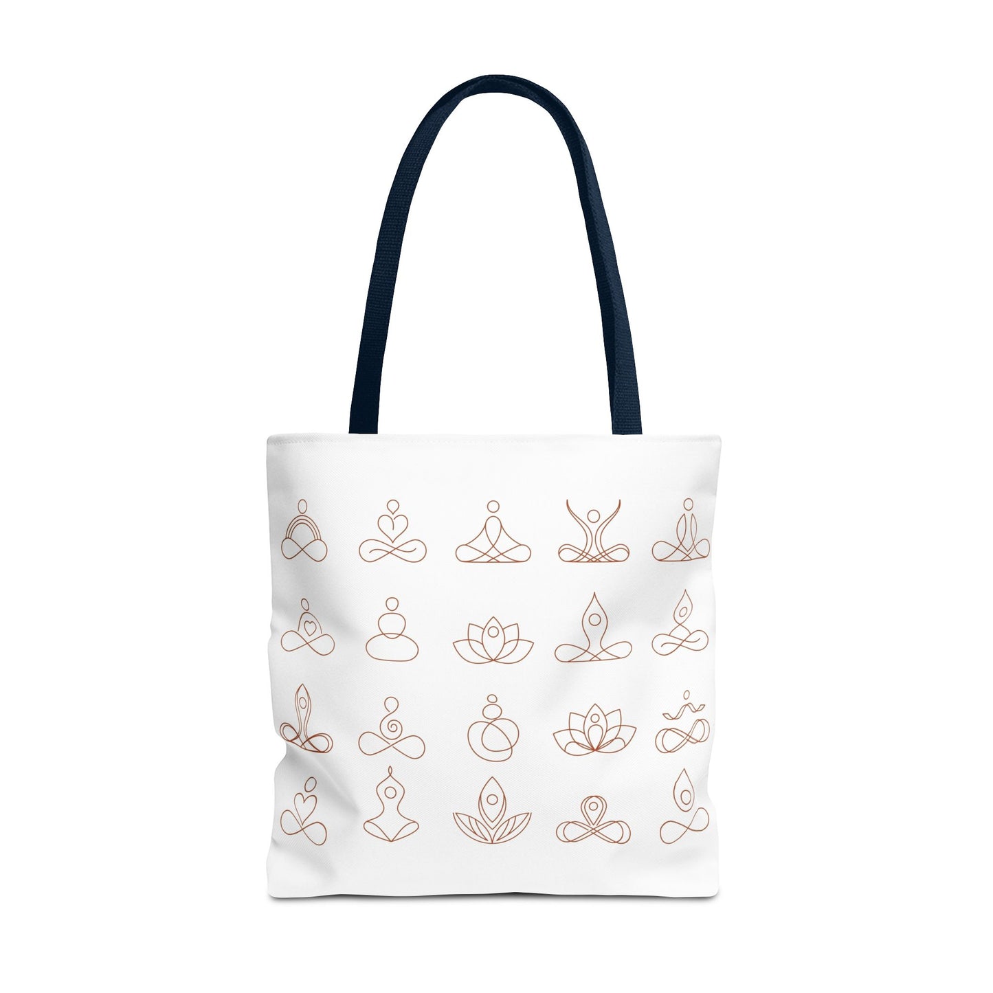 Meditation Inspired Tote Bag, Yoga Tote, Reusable Grocery Bag, Boho Style Tote, Mindfulness Carryall