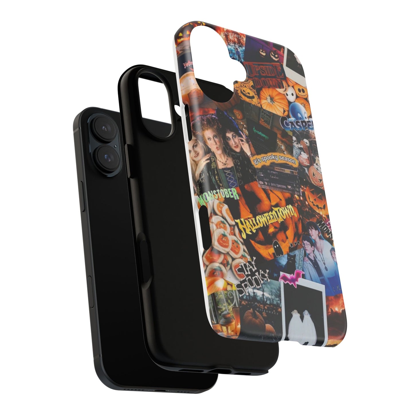 Halloween-Themed Phone Case, Tough Cases, Spooky Aesthetic, Cute Gift for Teens, Autumn Phone Accessory, Celebration Decor