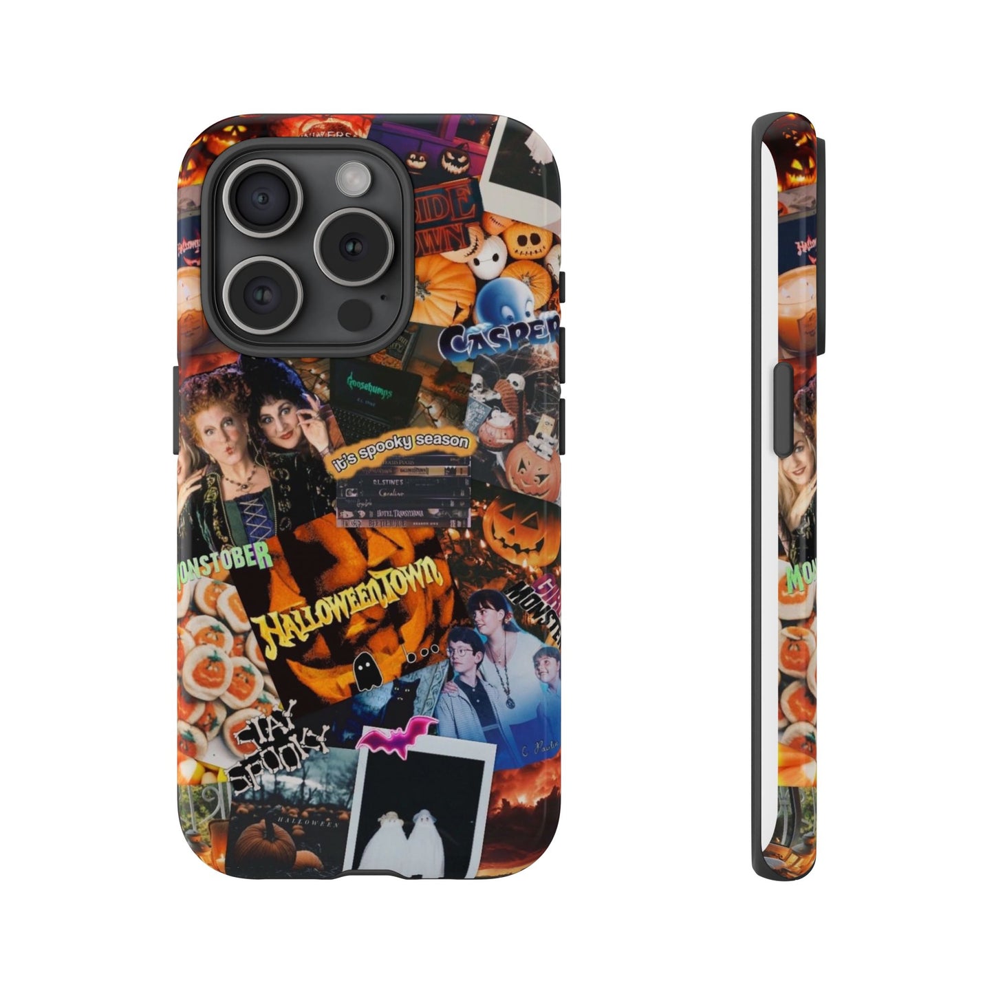 Halloween-Themed Phone Case, Tough Cases, Spooky Aesthetic, Cute Gift for Teens, Autumn Phone Accessory, Celebration Decor