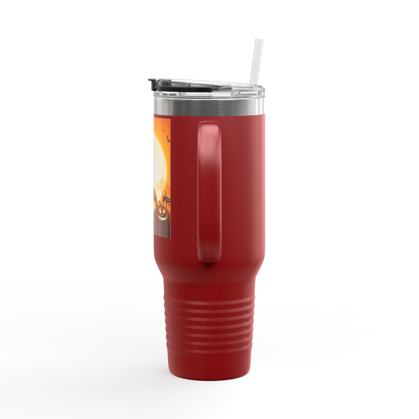 Halloween Insulated Travel Mug, 40oz | Pumpkin Design | Perfect for Fall, Coffee Lovers, Gift for Halloween Parties