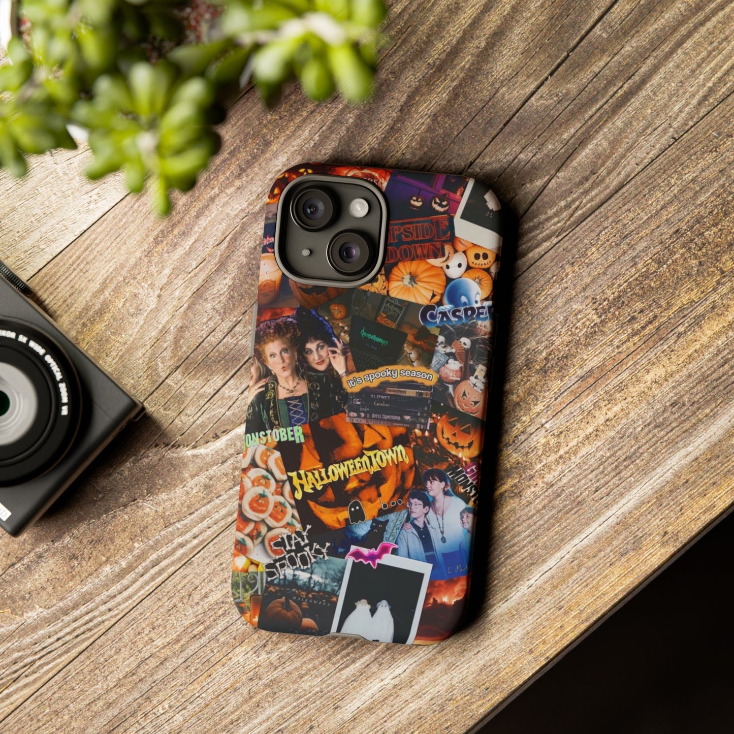 Halloween-Themed Phone Case, Tough Cases, Spooky Aesthetic, Cute Gift for Teens, Autumn Phone Accessory, Celebration Decor