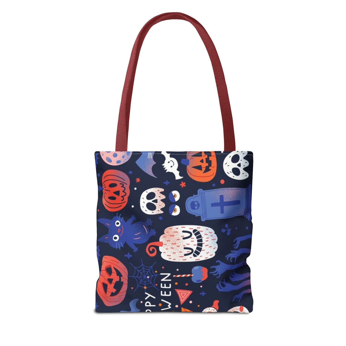 Halloween Tote Bag - Spooky Fun, Trick-or-Treat, Fall Festivities, Pumpkin Tote, Ghostly Treats