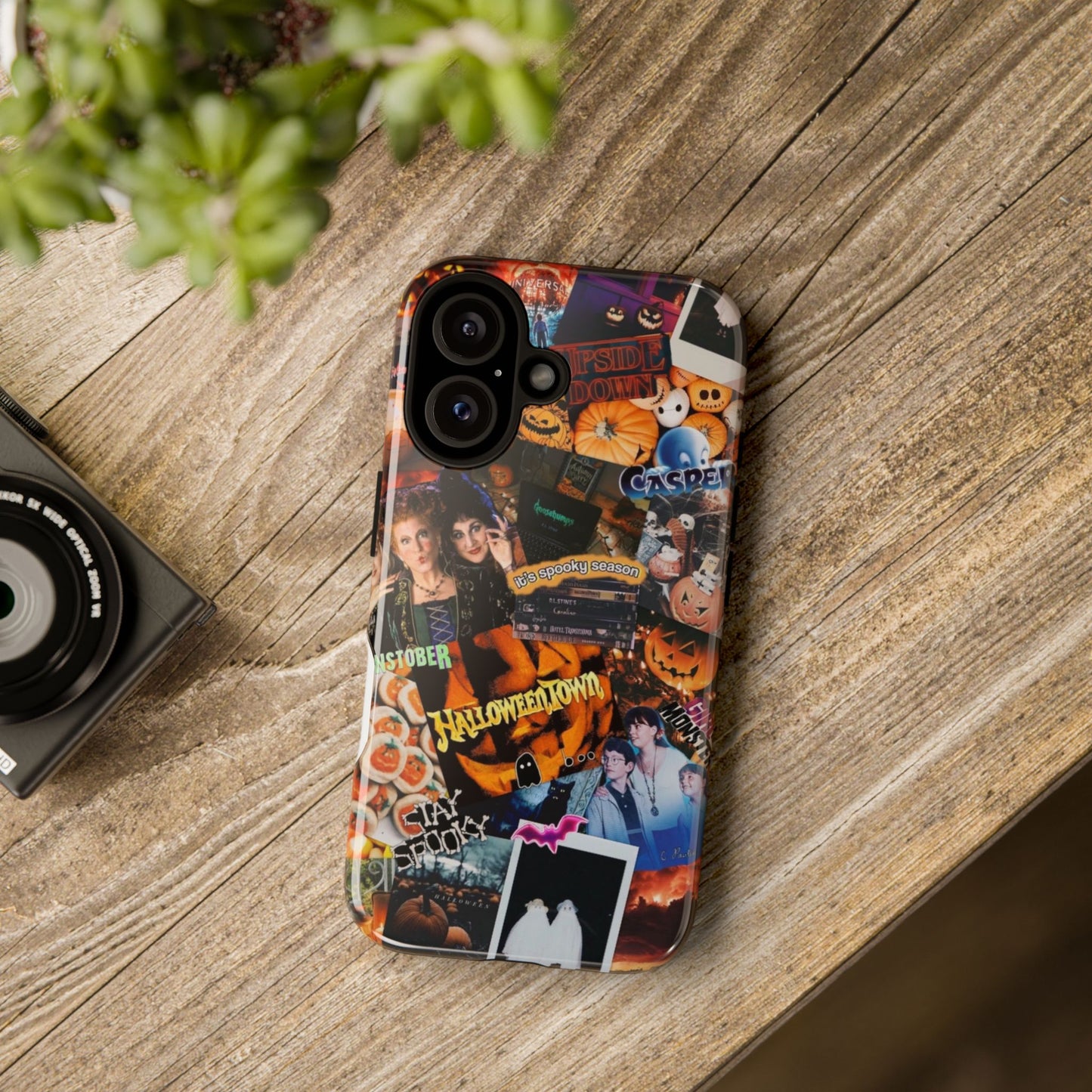 Halloween-Themed Phone Case, Tough Cases, Spooky Aesthetic, Cute Gift for Teens, Autumn Phone Accessory, Celebration Decor