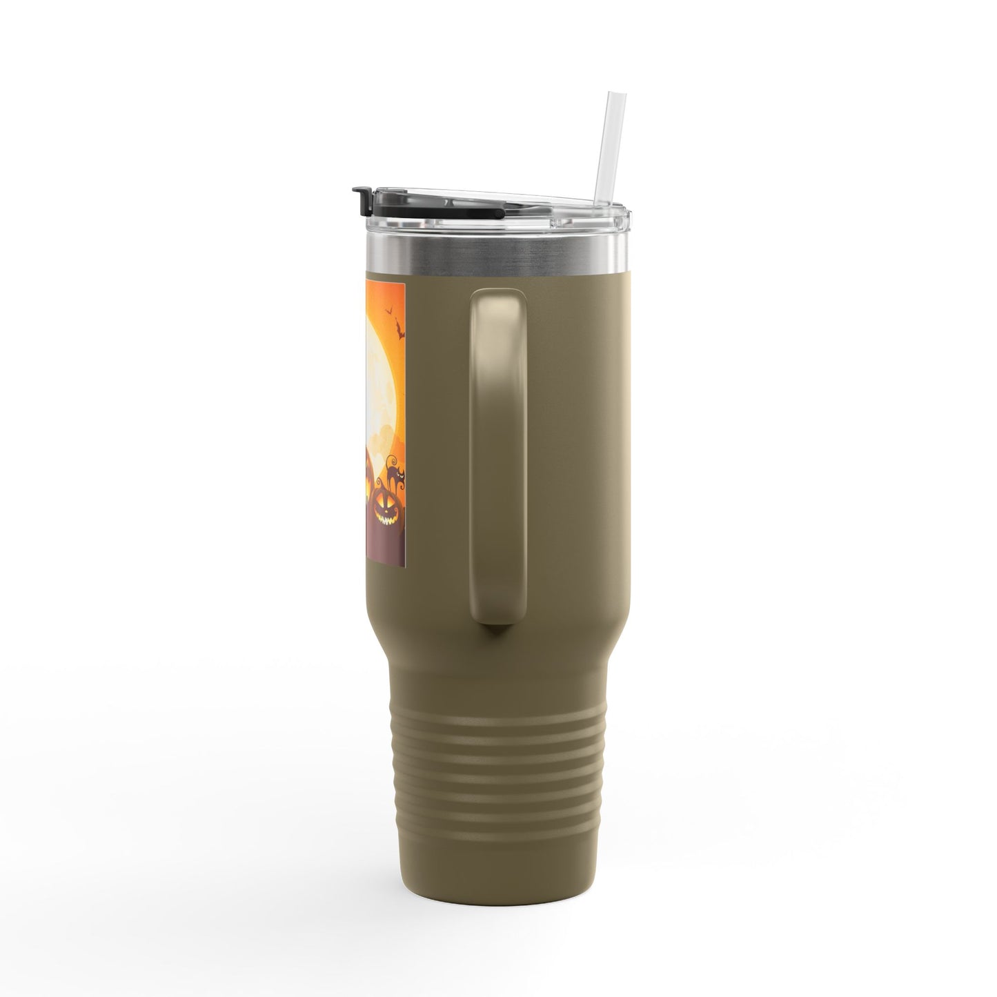 Halloween Insulated Travel Mug, 40oz | Pumpkin Design | Perfect for Fall, Coffee Lovers, Gift for Halloween Parties