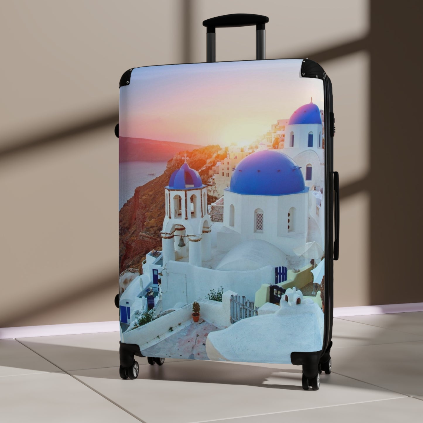 Travel Suitcase with Scenic Design, Luggage for Holidays, Vacation Carry-On, Perfect Gift for Travelers, 21" Spinner Bag