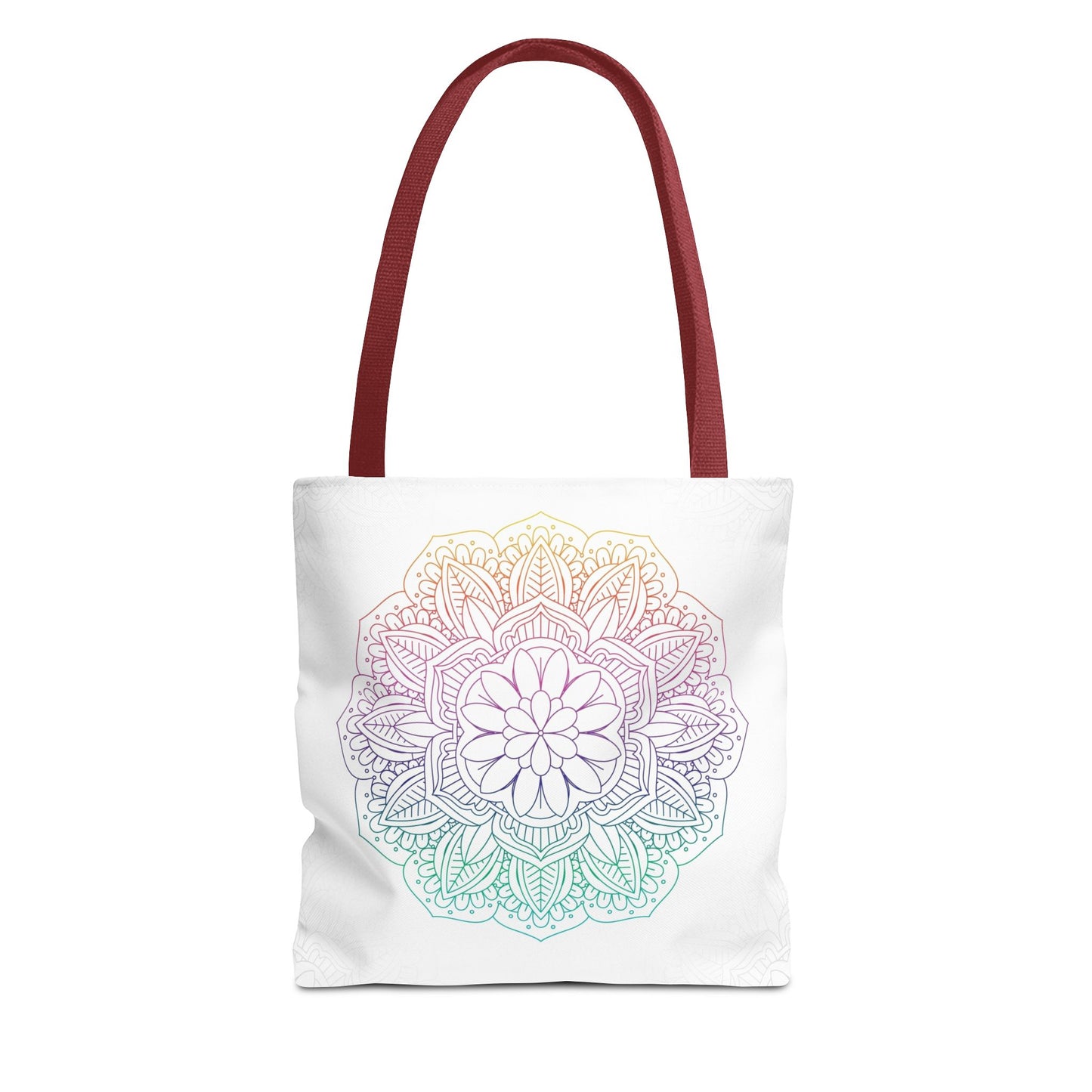 Bohemian Mandala Tote Bag | Floral Everyday Tote | Eco-Friendly Shopping Bag | Gift for Her | Yoga and Meditation Bag