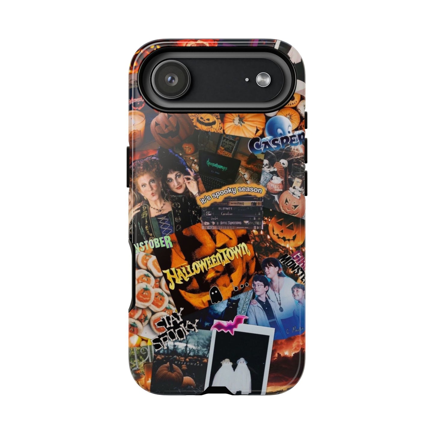 Halloween-Themed Phone Case, Tough Cases, Spooky Aesthetic, Cute Gift for Teens, Autumn Phone Accessory, Celebration Decor