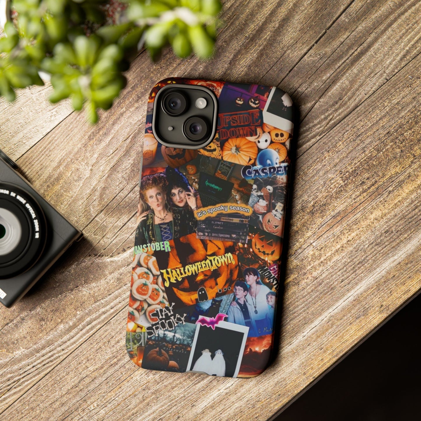 Halloween-Themed Phone Case, Tough Cases, Spooky Aesthetic, Cute Gift for Teens, Autumn Phone Accessory, Celebration Decor