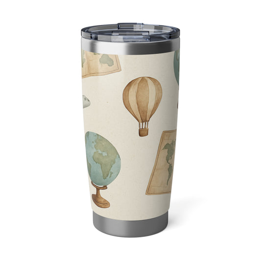 Adventure-Themed 20oz Tumbler - Perfect for Travel Lovers