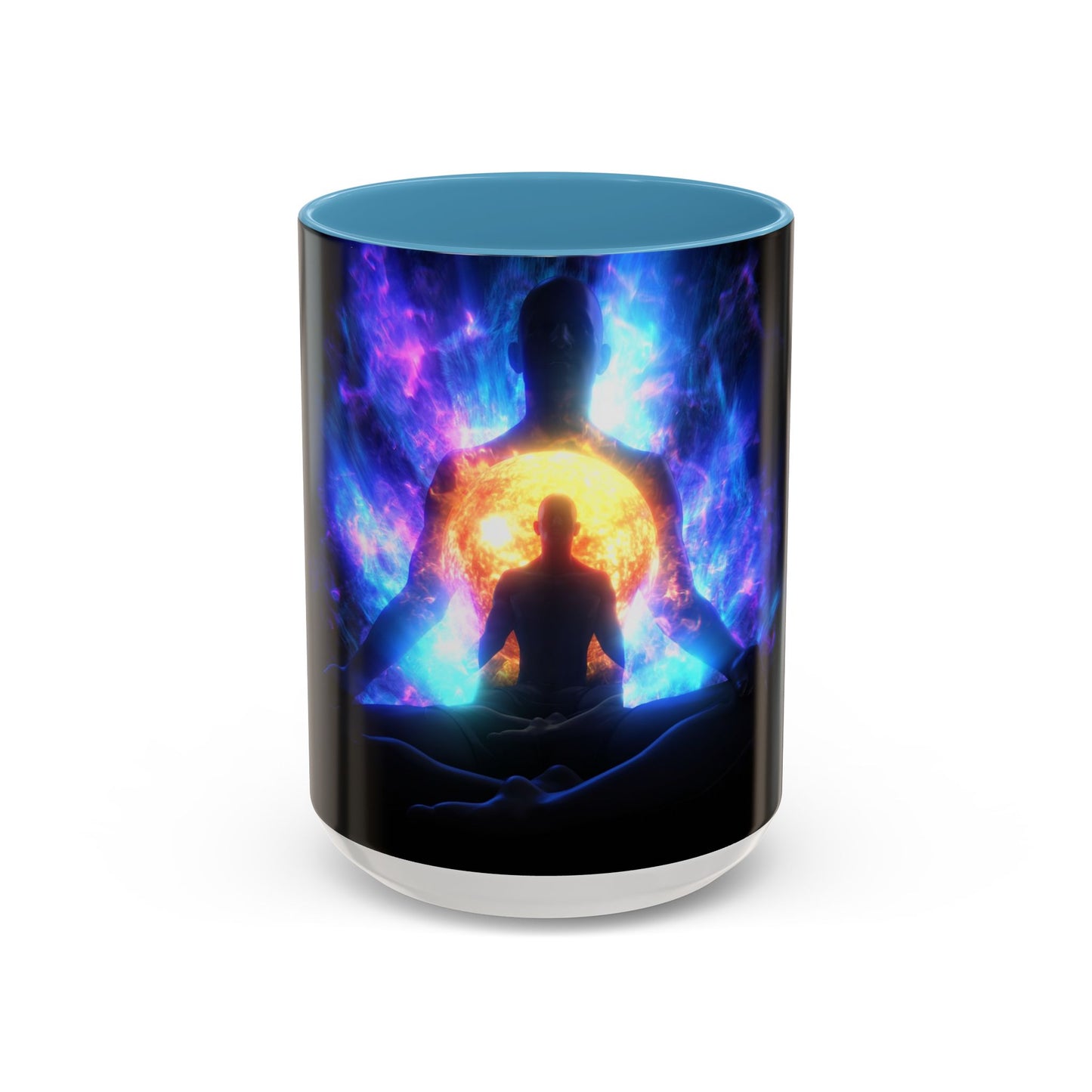 Cosmic Meditation Mug - Vibrant Galaxy Coffee Cup, Spiritual Gift for Mindfulness, Universe Lover, Meditation Enthusiast, Energy Boost