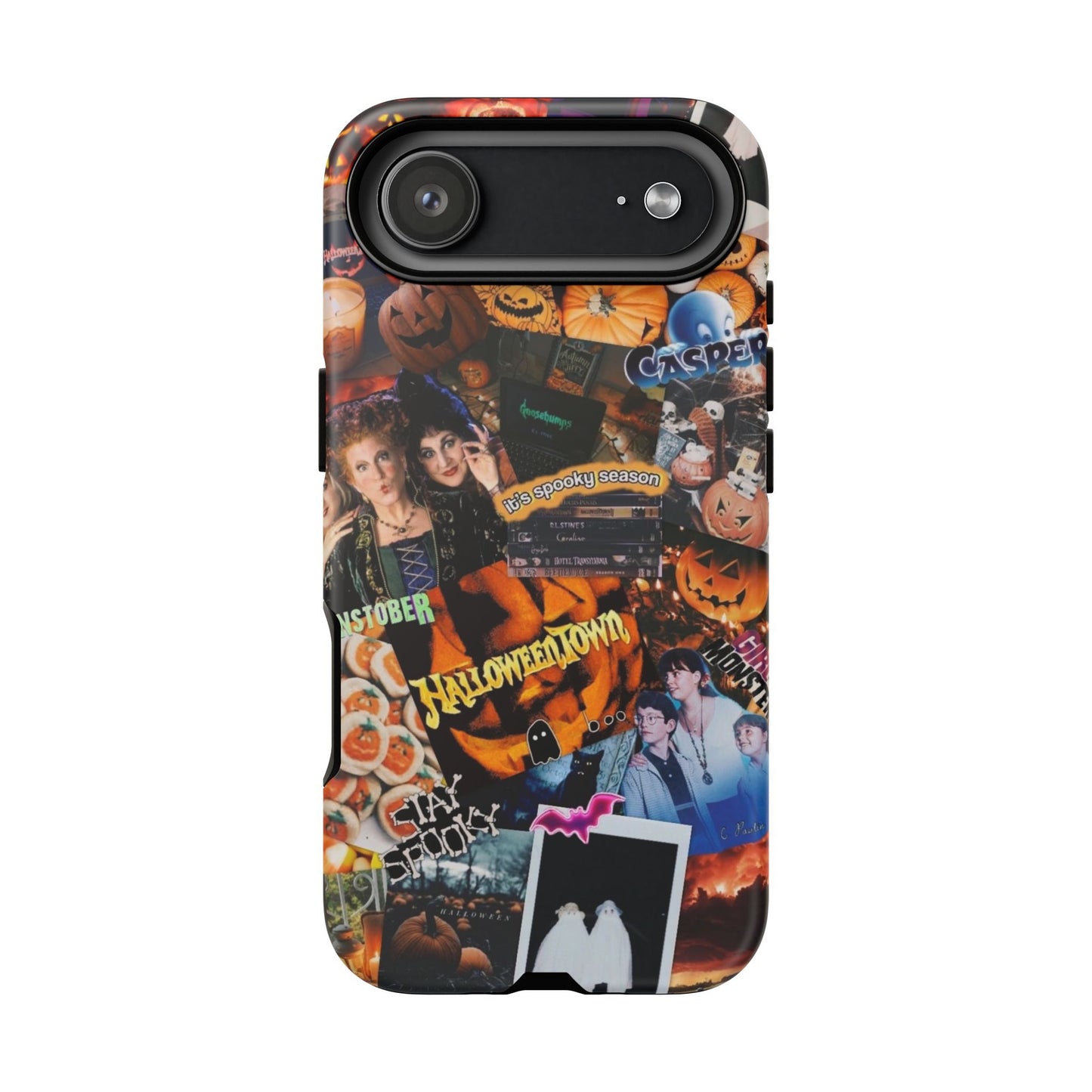 Halloween-Themed Phone Case, Tough Cases, Spooky Aesthetic, Cute Gift for Teens, Autumn Phone Accessory, Celebration Decor