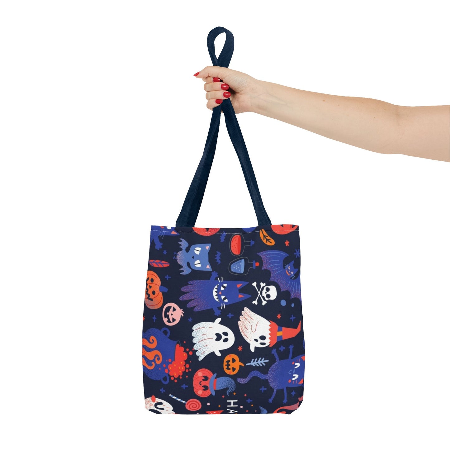 Halloween Tote Bag - Spooky Fun, Trick-or-Treat, Fall Festivities, Pumpkin Tote, Ghostly Treats