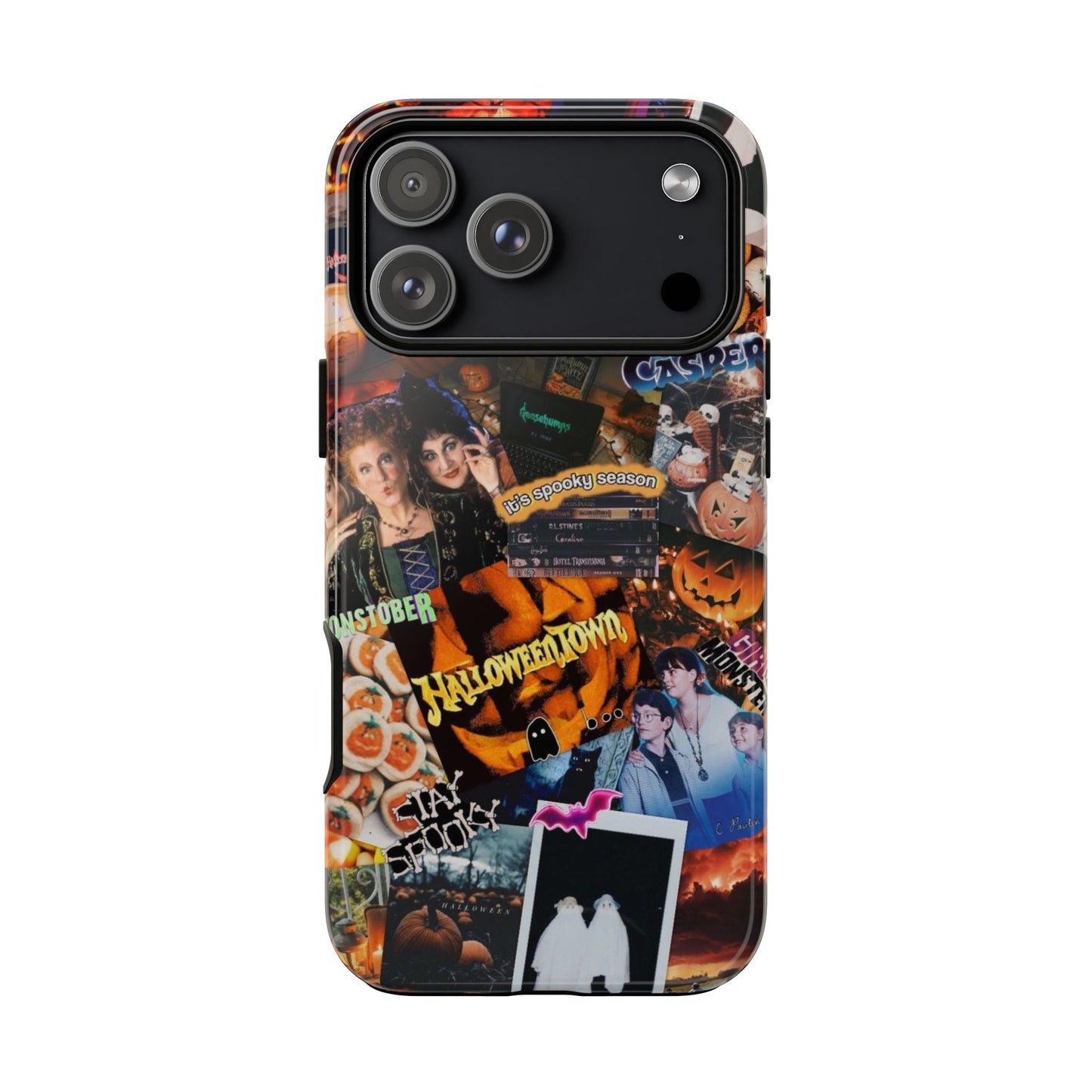 Halloween-Themed Phone Case, Tough Cases, Spooky Aesthetic, Cute Gift for Teens, Autumn Phone Accessory, Celebration Decor