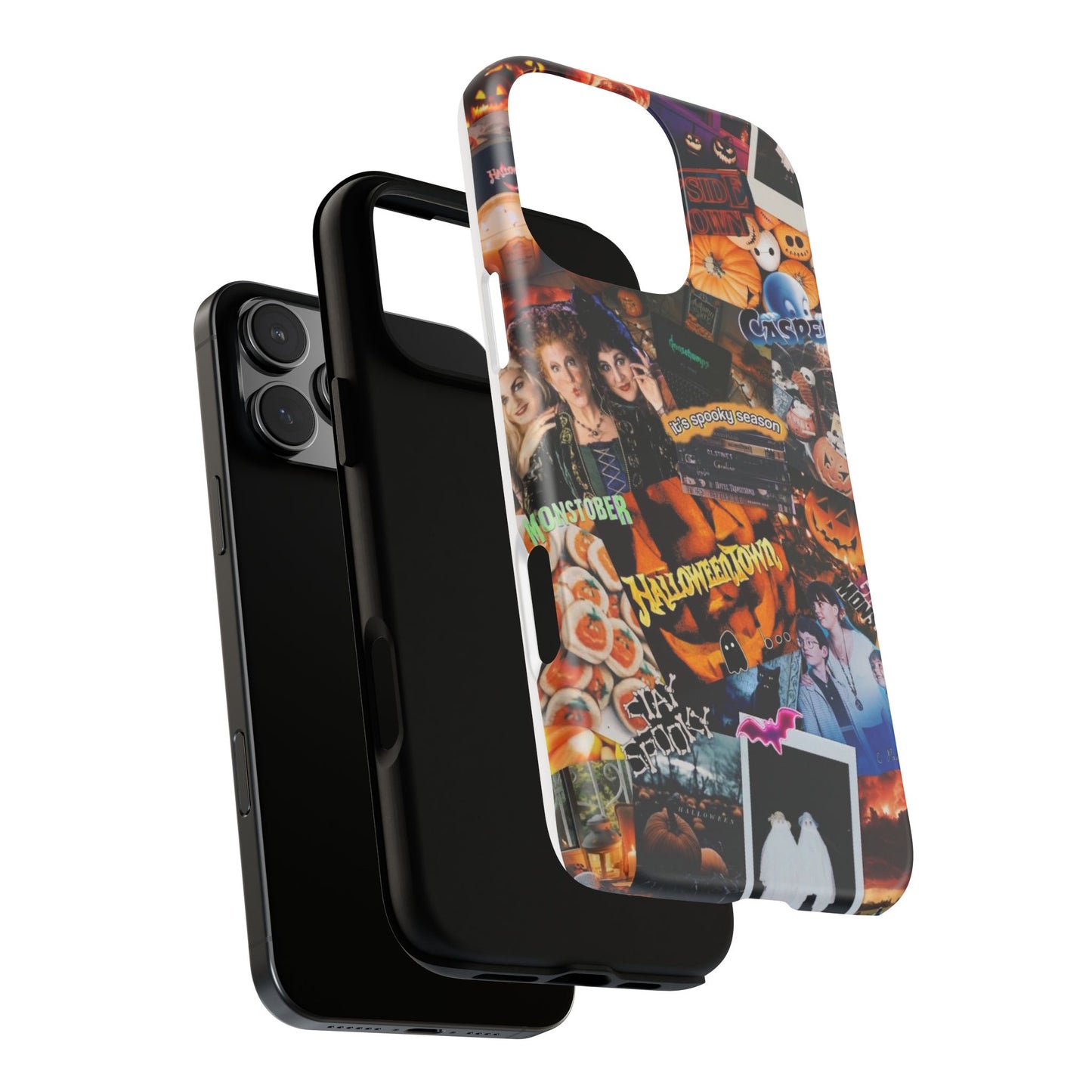 Halloween-Themed Phone Case, Tough Cases, Spooky Aesthetic, Cute Gift for Teens, Autumn Phone Accessory, Celebration Decor