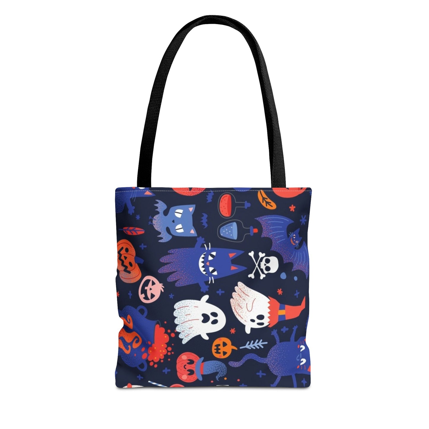 Halloween Tote Bag - Spooky Fun, Trick-or-Treat, Fall Festivities, Pumpkin Tote, Ghostly Treats
