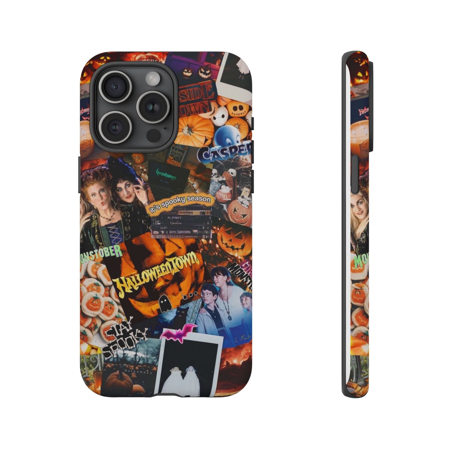 Halloween-Themed Phone Case, Tough Cases, Spooky Aesthetic, Cute Gift for Teens, Autumn Phone Accessory, Celebration Decor