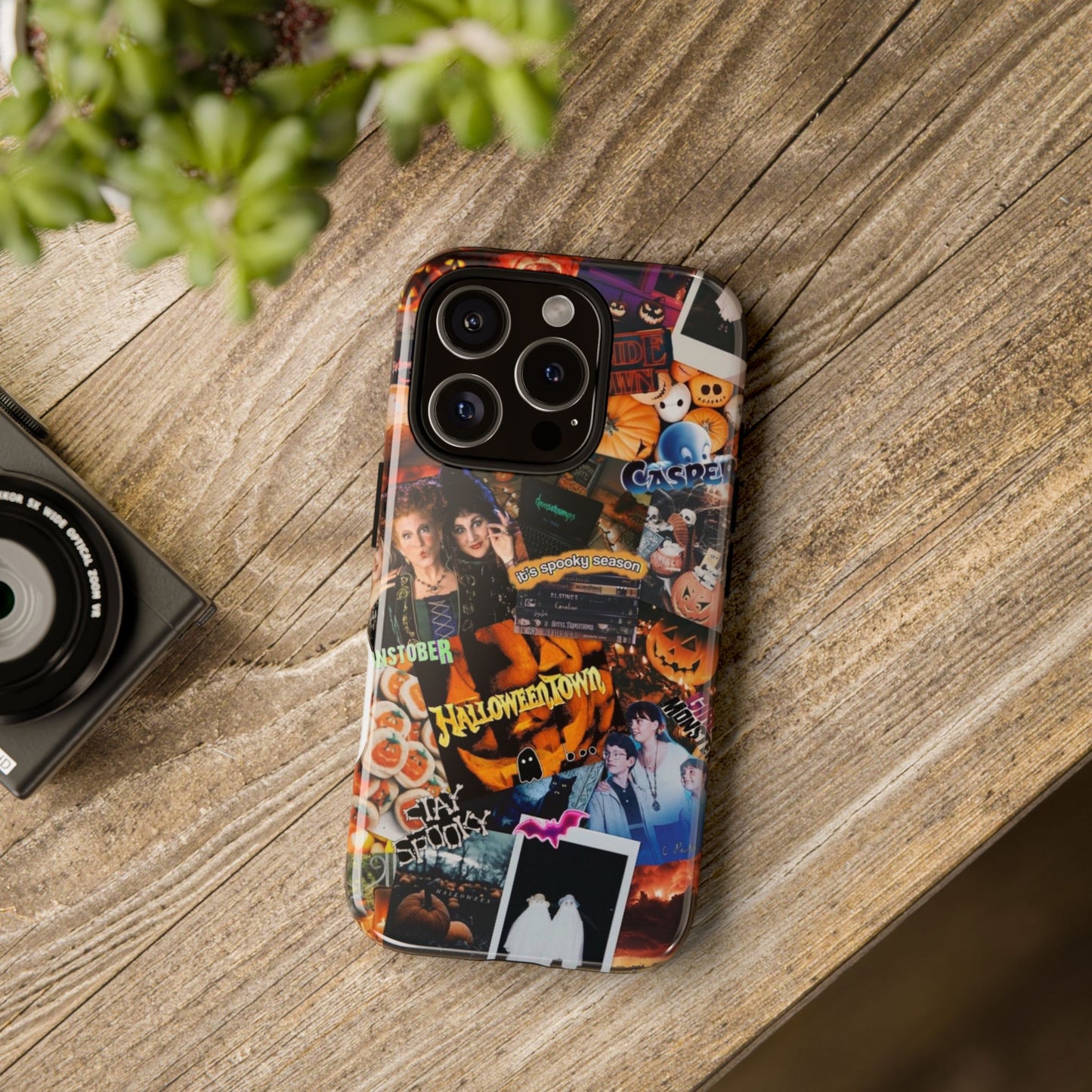 Halloween-Themed Phone Case, Tough Cases, Spooky Aesthetic, Cute Gift for Teens, Autumn Phone Accessory, Celebration Decor
