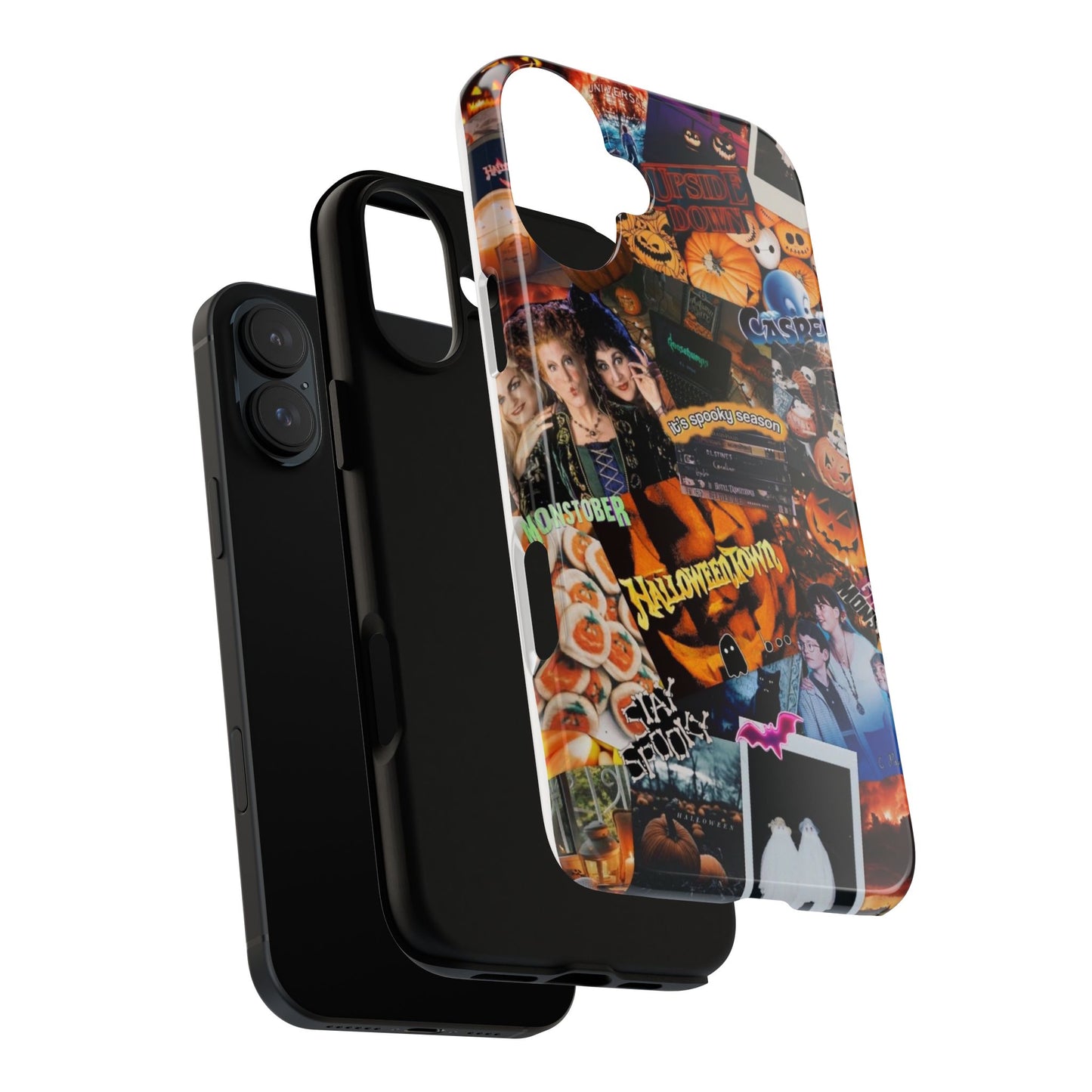 Halloween-Themed Phone Case, Tough Cases, Spooky Aesthetic, Cute Gift for Teens, Autumn Phone Accessory, Celebration Decor