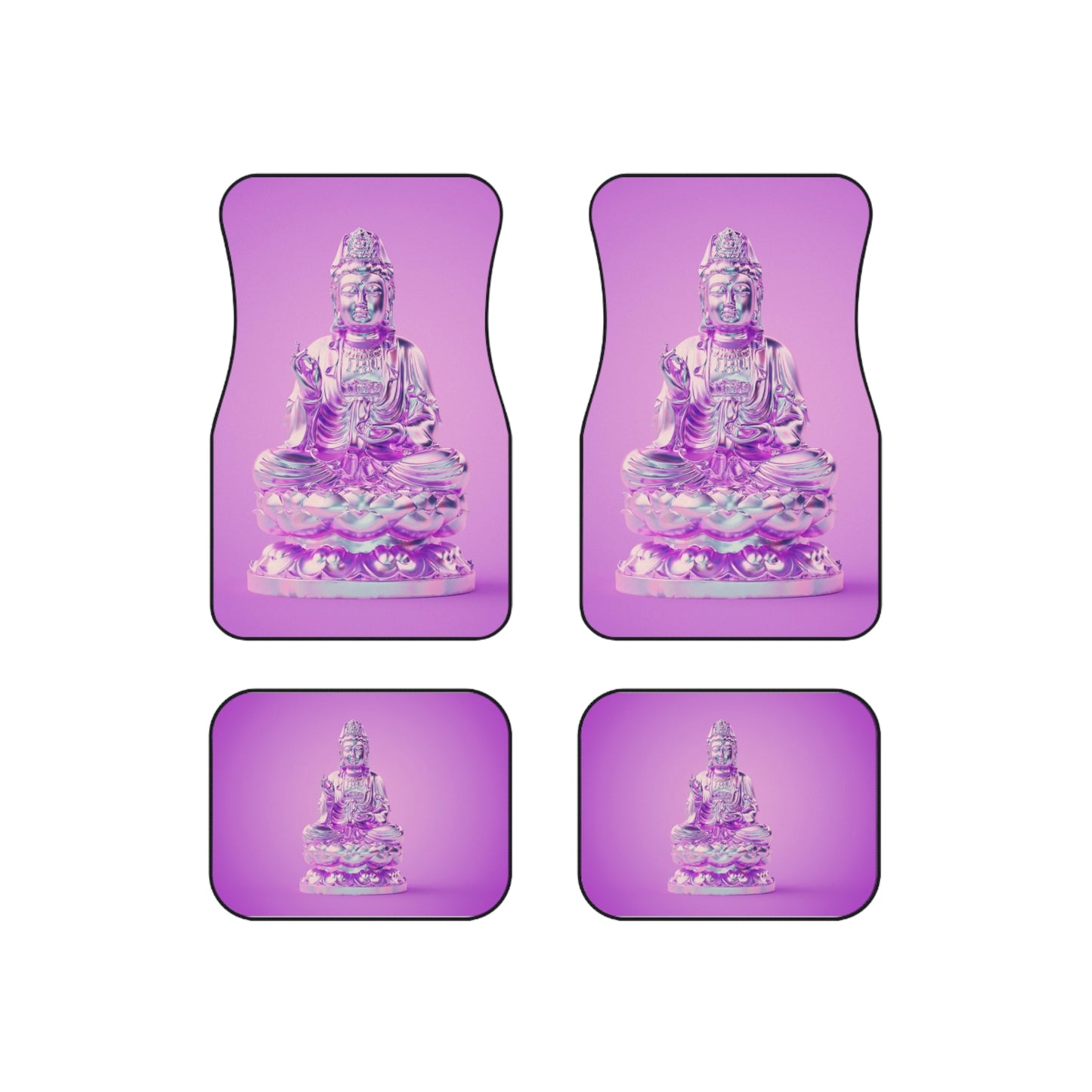 Buddha Car Mats Set | Zen Decor, Spiritual Gifts, Auto Accessories, Yoga Vibes, Meditation Car Gear