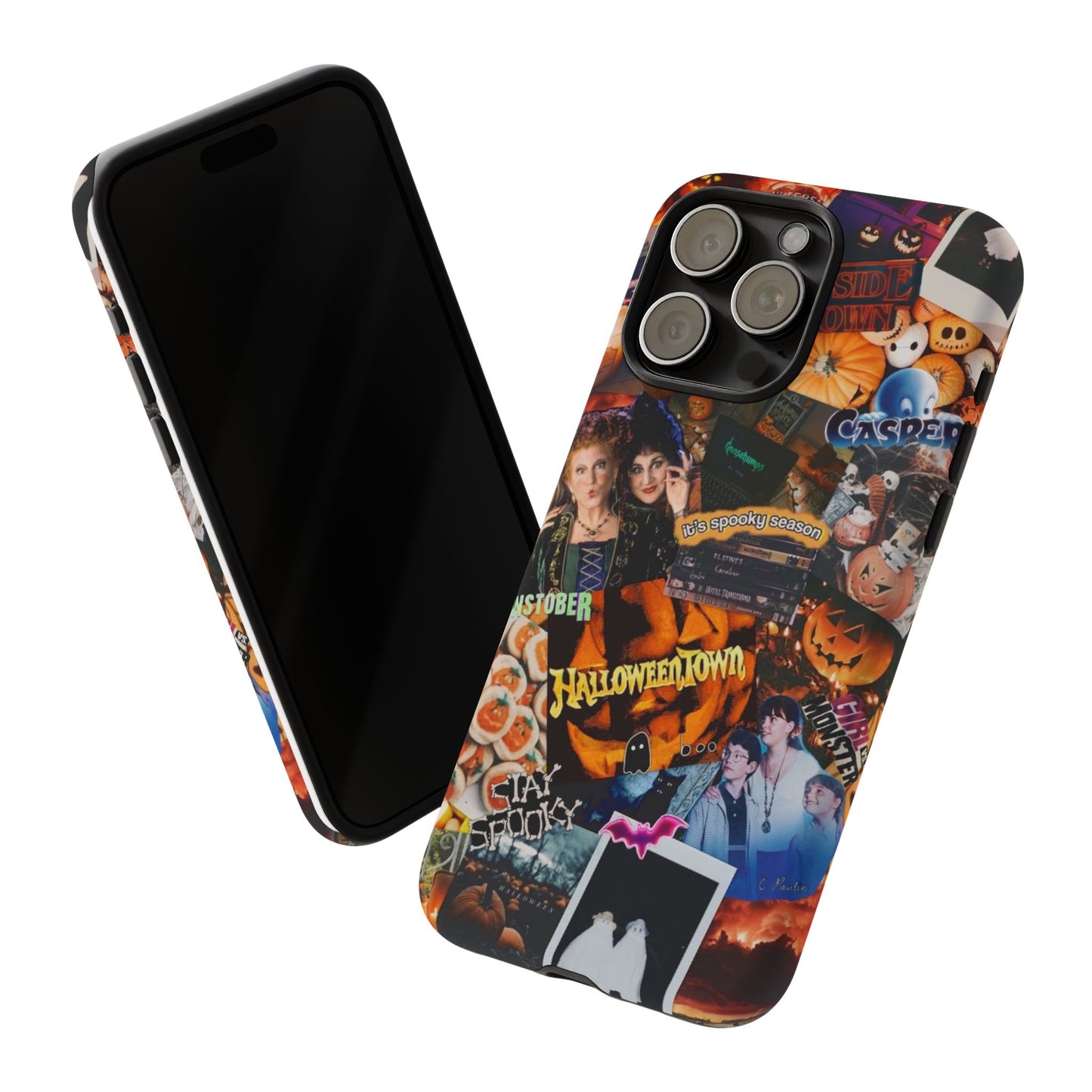 Halloween-Themed Phone Case, Tough Cases, Spooky Aesthetic, Cute Gift for Teens, Autumn Phone Accessory, Celebration Decor