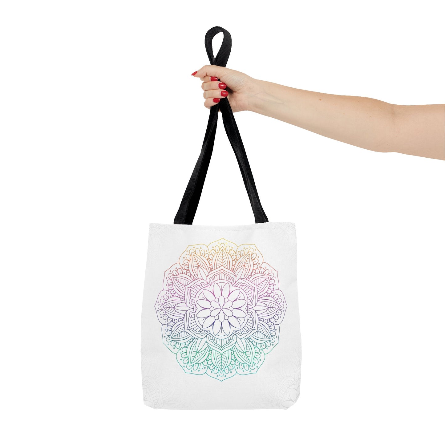 Bohemian Mandala Tote Bag | Floral Everyday Tote | Eco-Friendly Shopping Bag | Gift for Her | Yoga and Meditation Bag