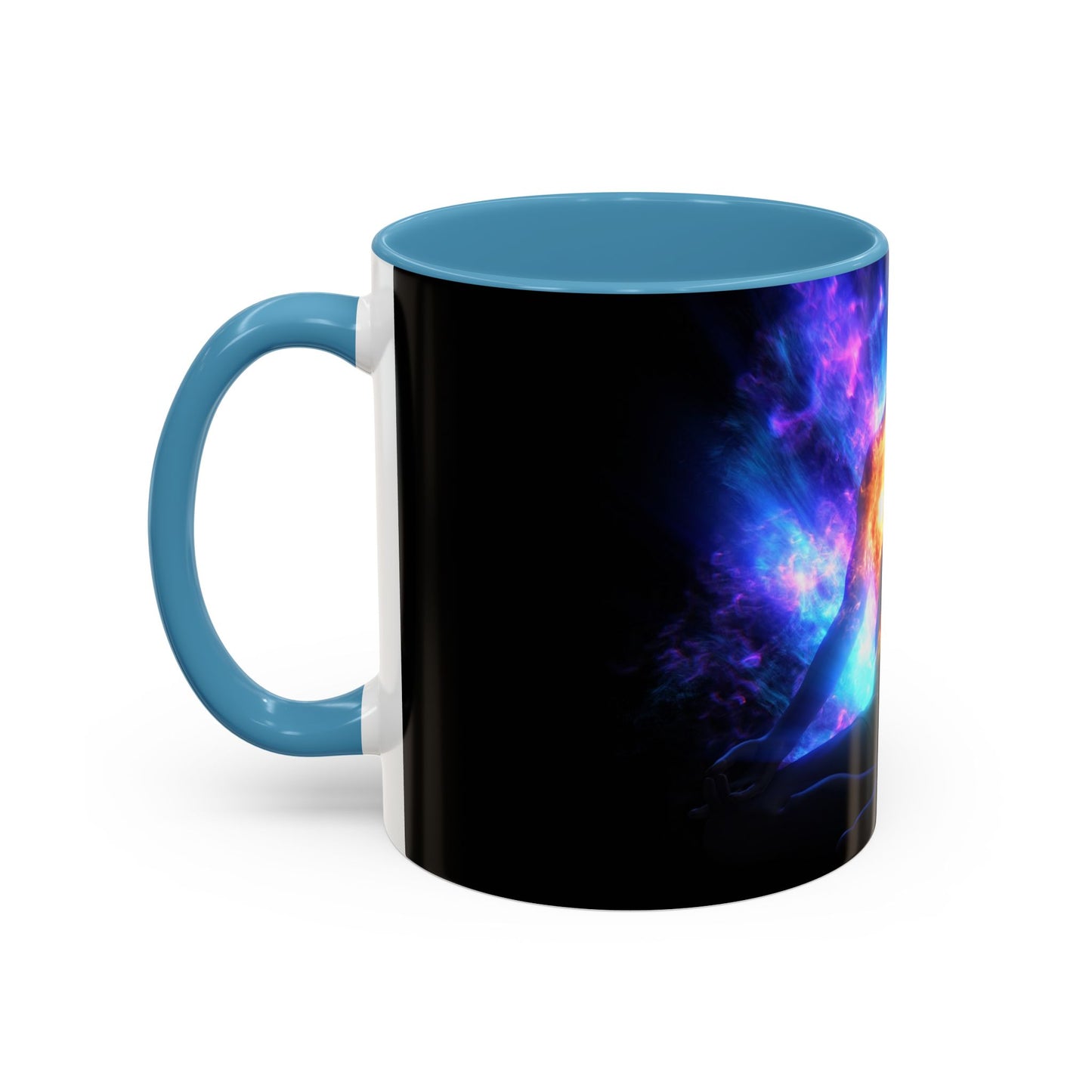 Cosmic Meditation Mug - Vibrant Galaxy Coffee Cup, Spiritual Gift for Mindfulness, Universe Lover, Meditation Enthusiast, Energy Boost