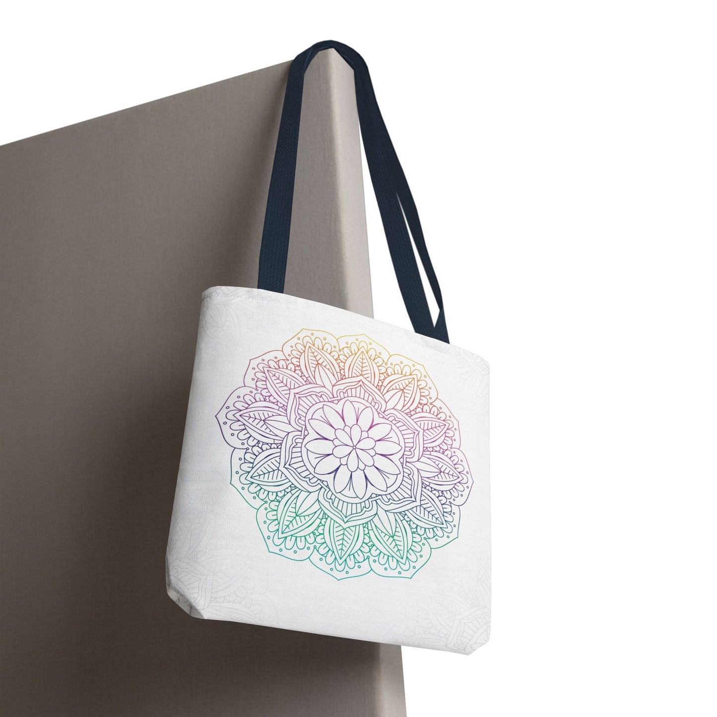 Bohemian Mandala Tote Bag | Floral Everyday Tote | Eco-Friendly Shopping Bag | Gift for Her | Yoga and Meditation Bag