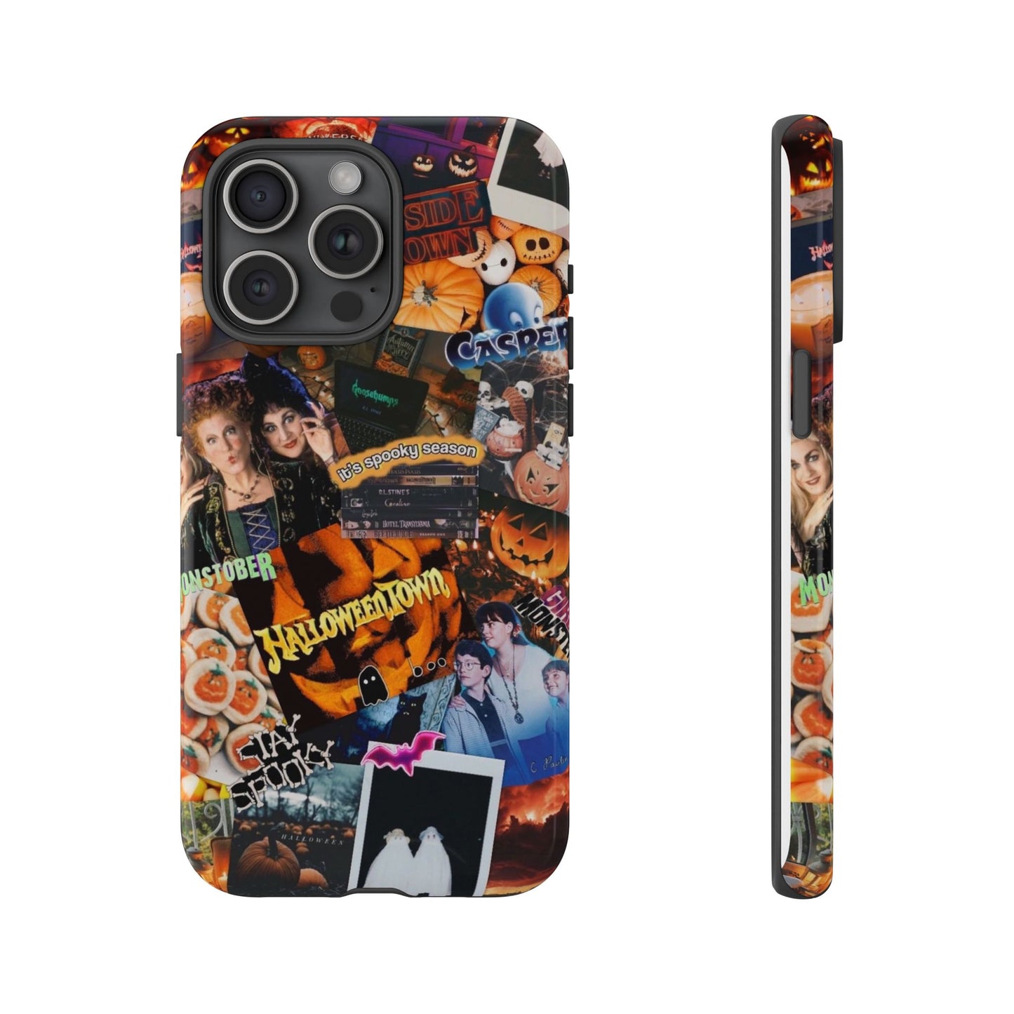 Halloween-Themed Phone Case, Tough Cases, Spooky Aesthetic, Cute Gift for Teens, Autumn Phone Accessory, Celebration Decor
