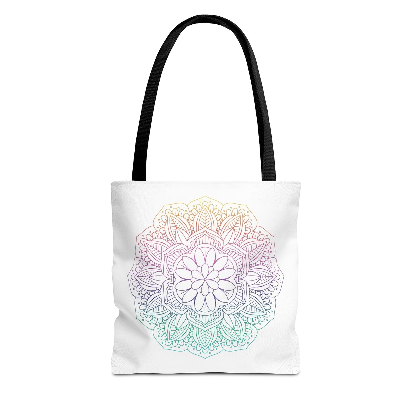 Mandala Tote Bag, Stylish Reusable Tote, Bohemian Bag, Eco-Friendly Shopping Bag, Gift for Her, Yoga Accessories