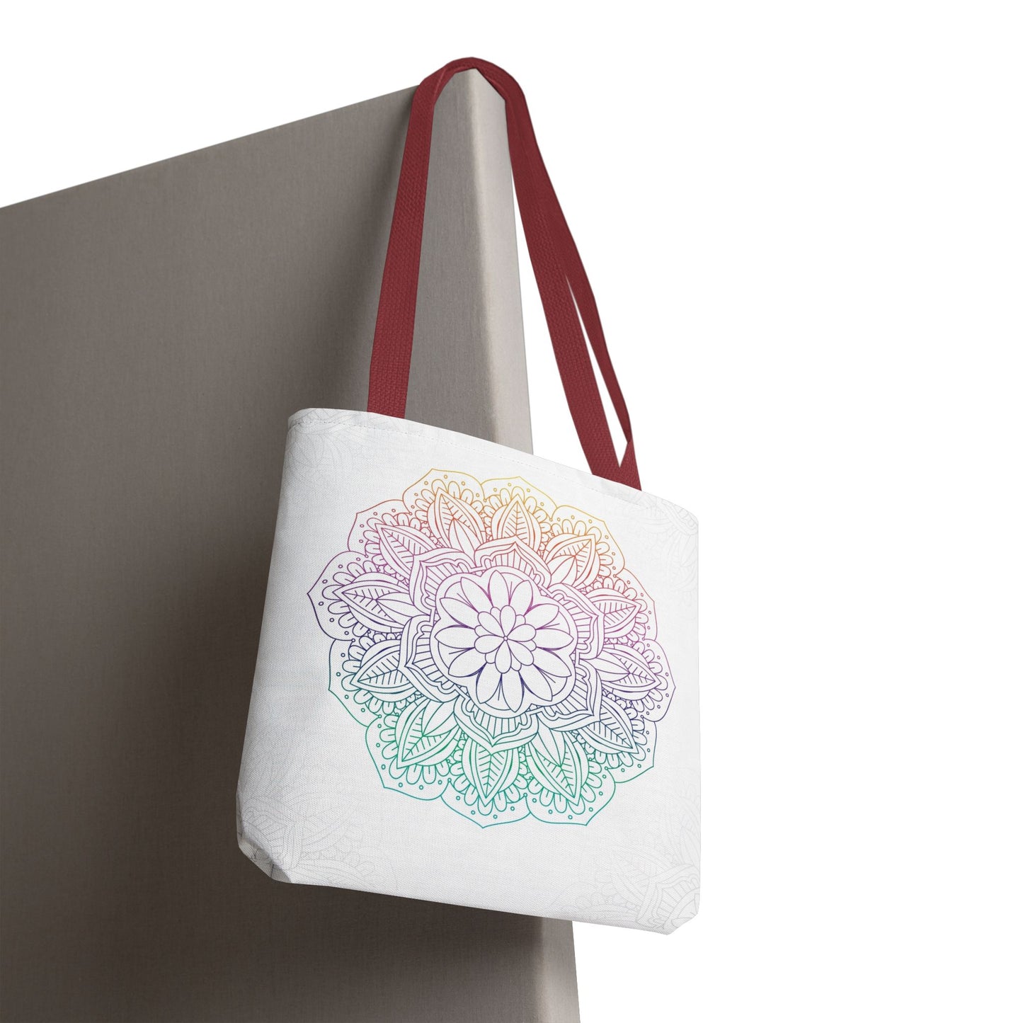 Bohemian Mandala Tote Bag | Floral Everyday Tote | Eco-Friendly Shopping Bag | Gift for Her | Yoga and Meditation Bag
