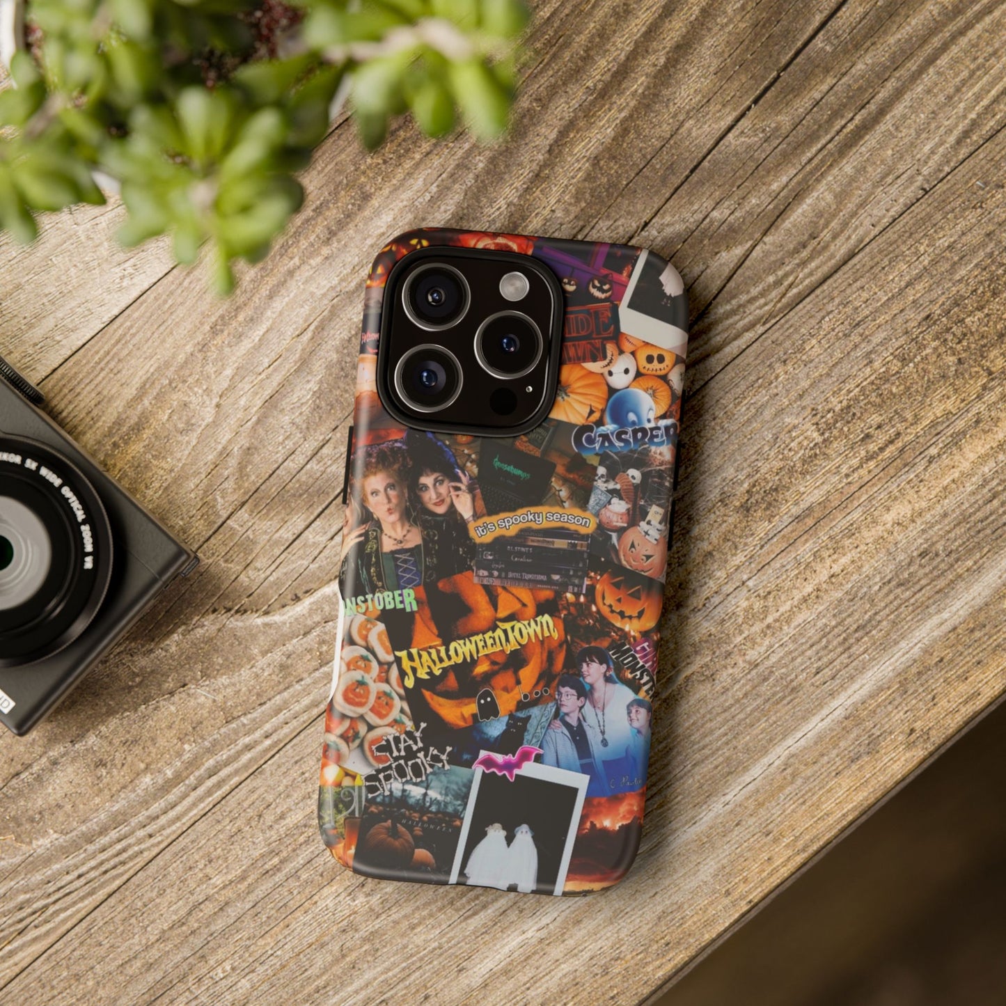 Halloween-Themed Phone Case, Tough Cases, Spooky Aesthetic, Cute Gift for Teens, Autumn Phone Accessory, Celebration Decor