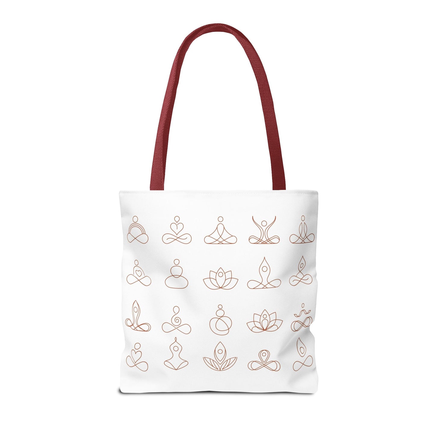 Meditation Inspired Tote Bag, Yoga Tote, Reusable Grocery Bag, Boho Style Tote, Mindfulness Carryall