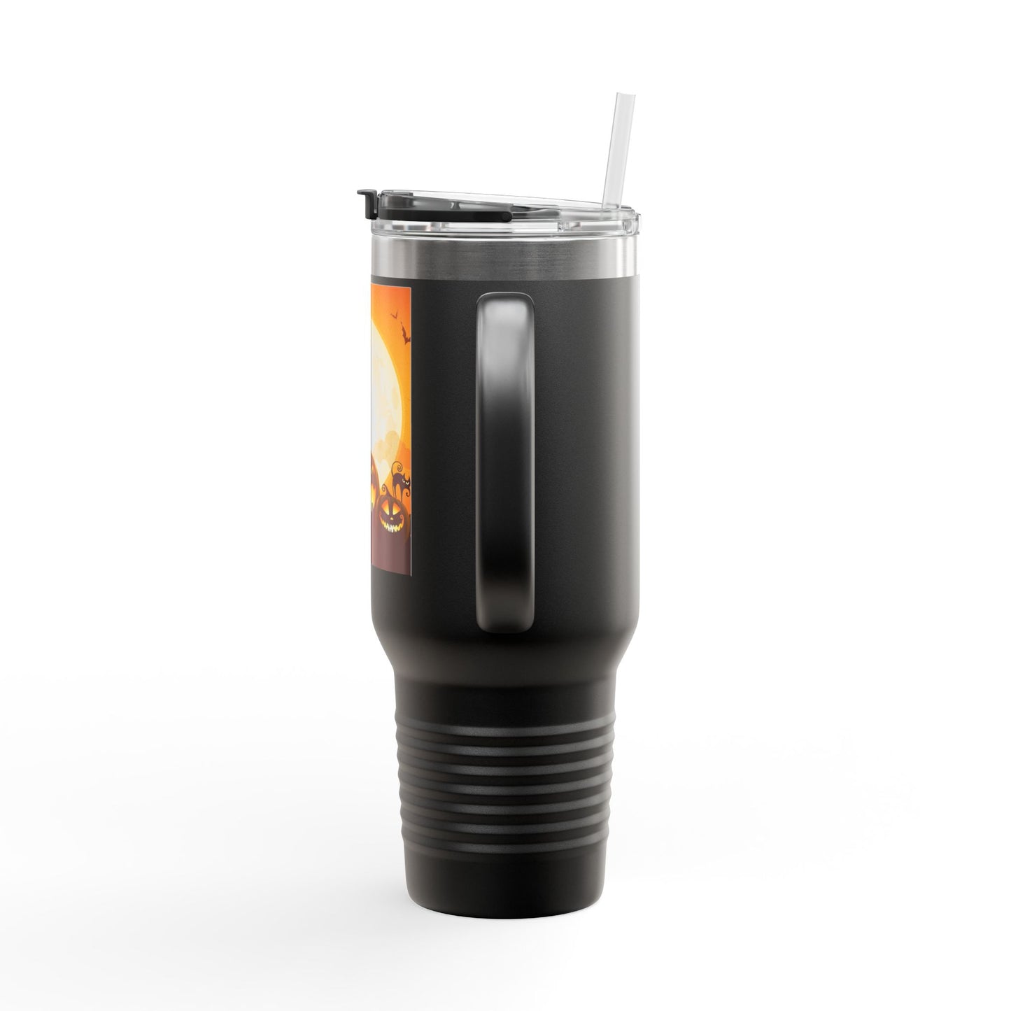 Halloween Insulated Travel Mug, 40oz | Pumpkin Design | Perfect for Fall, Coffee Lovers, Gift for Halloween Parties