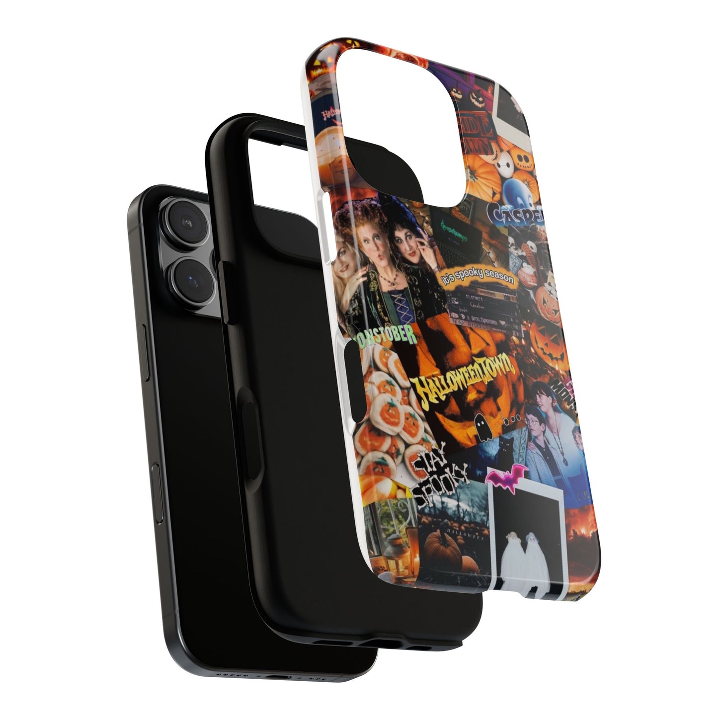 Halloween-Themed Phone Case, Tough Cases, Spooky Aesthetic, Cute Gift for Teens, Autumn Phone Accessory, Celebration Decor