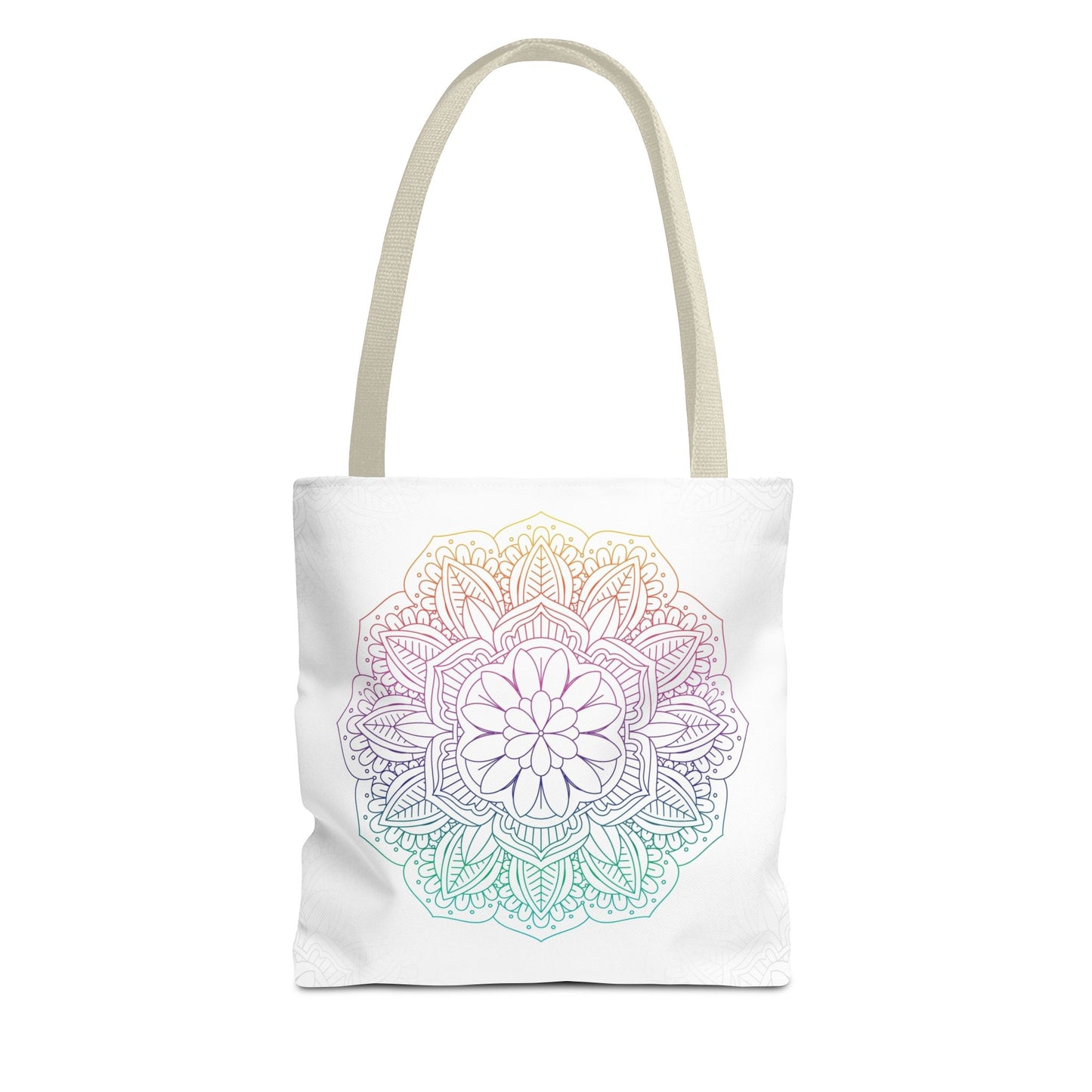 Bohemian Mandala Tote Bag | Floral Everyday Tote | Eco-Friendly Shopping Bag | Gift for Her | Yoga and Meditation Bag