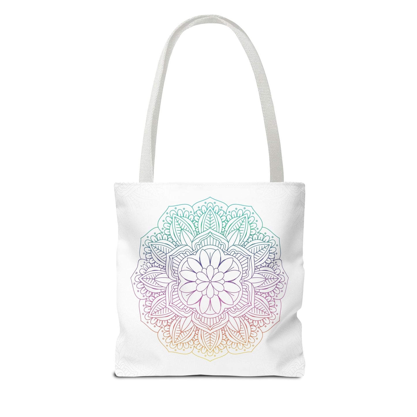 Bohemian Mandala Tote Bag | Floral Everyday Tote | Eco-Friendly Shopping Bag | Gift for Her | Yoga and Meditation Bag