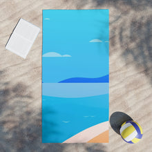 Load image into Gallery viewer, Ocean Waves Beach Towels, Summer Towels, Poolside Accessories, Gift for Beach Lovers, Vacation Essentials
