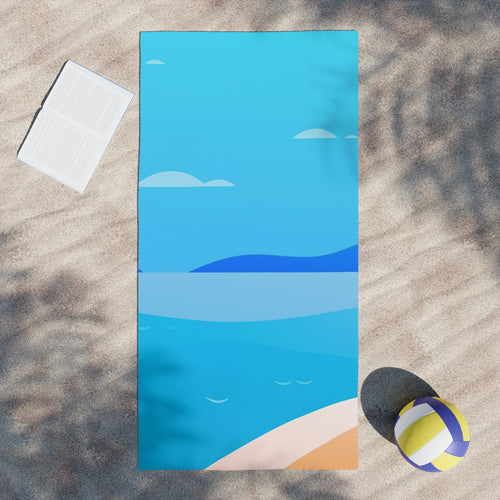 Ocean Waves Beach Towels, Summer Towels, Poolside Accessories, Gift for Beach Lovers, Vacation Essentials