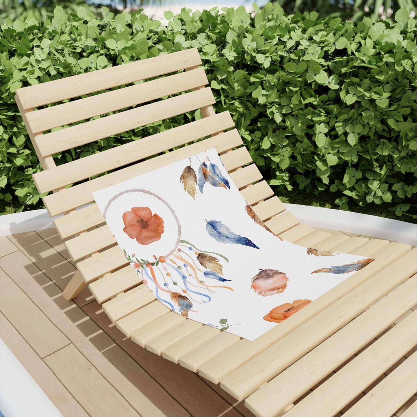 Dreamcatcher Beach Towels, Bohemian Towel, Poolside Decor, Summer Essential, Gift for Beach Lovers, Boho Towel