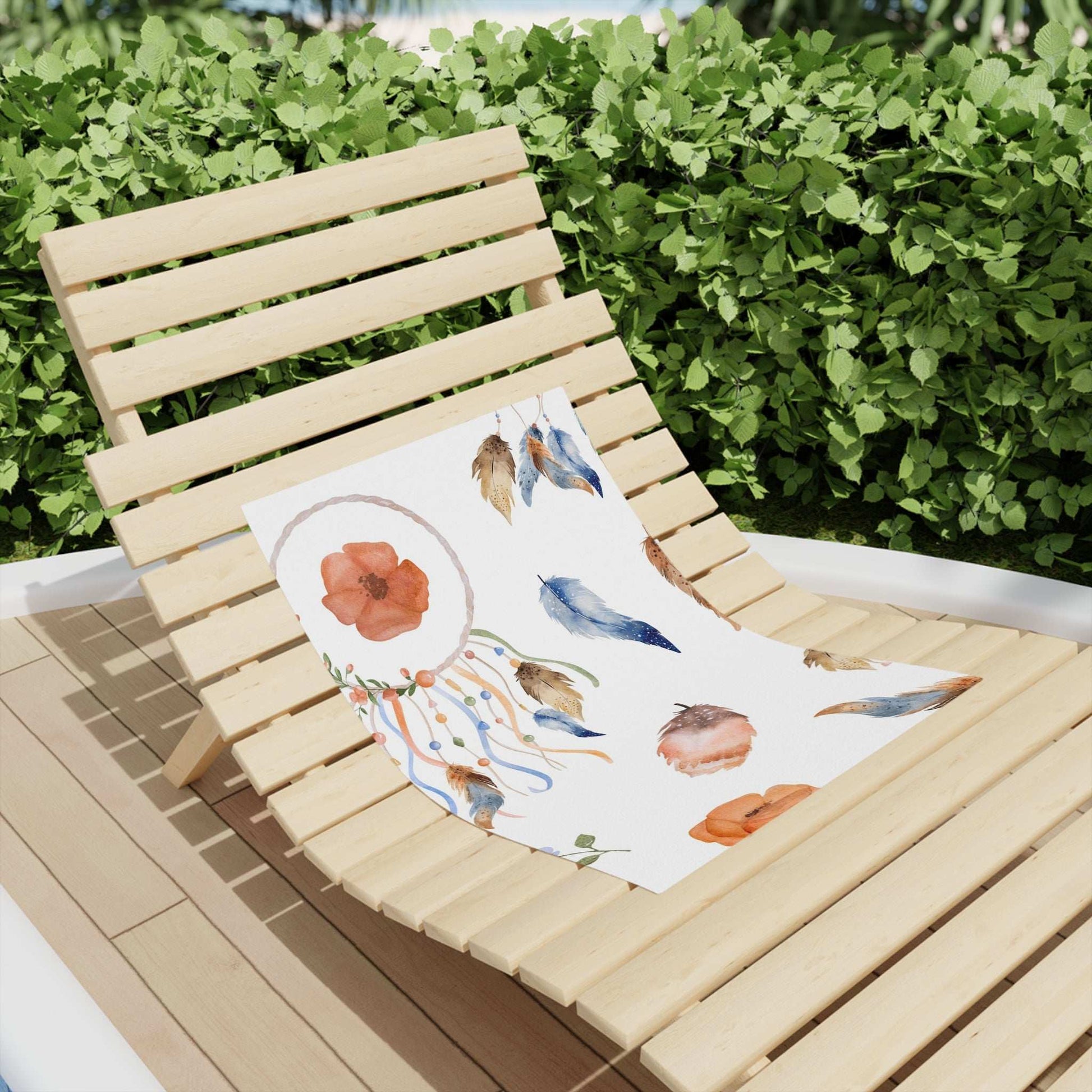 Dreamcatcher Beach Towels, Bohemian Towel, Poolside Decor, Summer Essential, Gift for Beach Lovers, Boho Towel